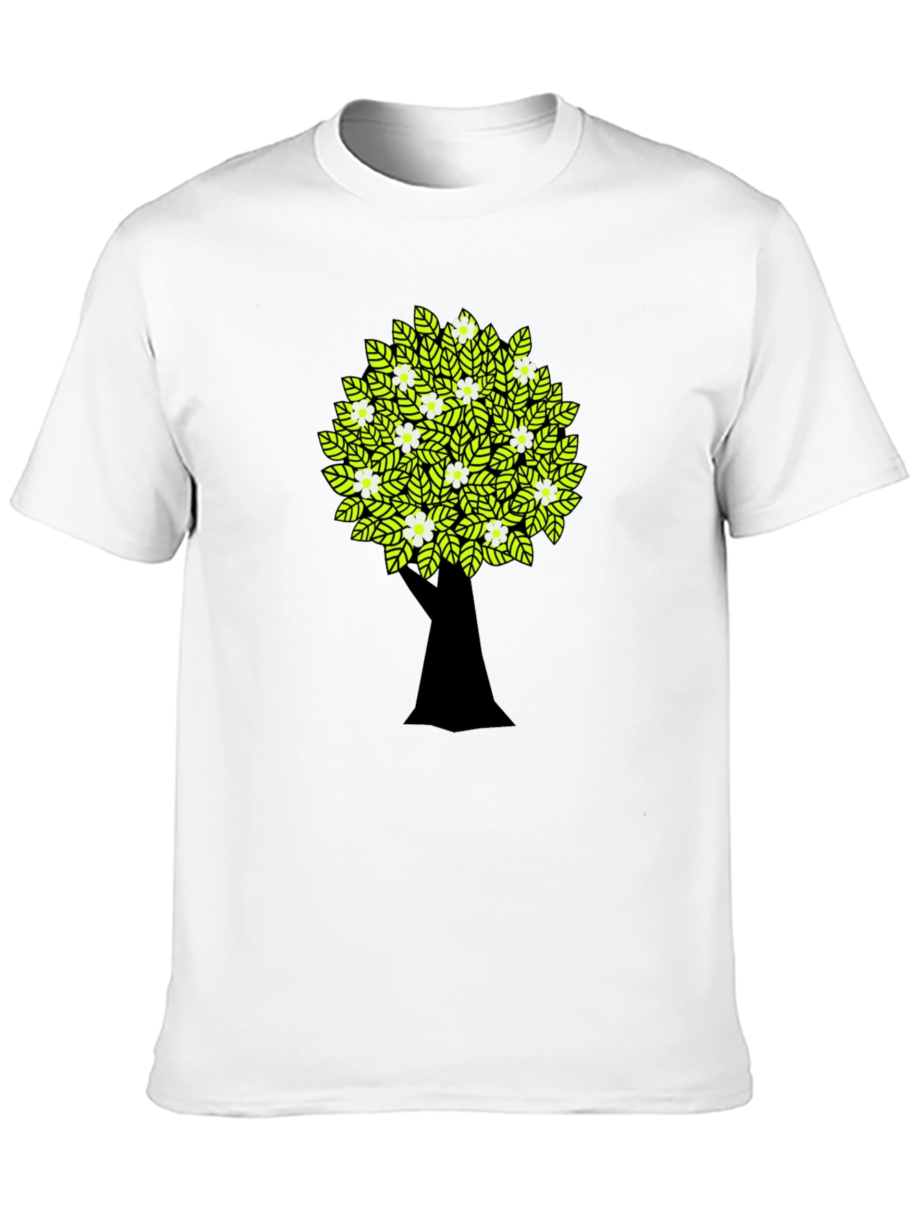 Tree Graphic Black T-Shirt