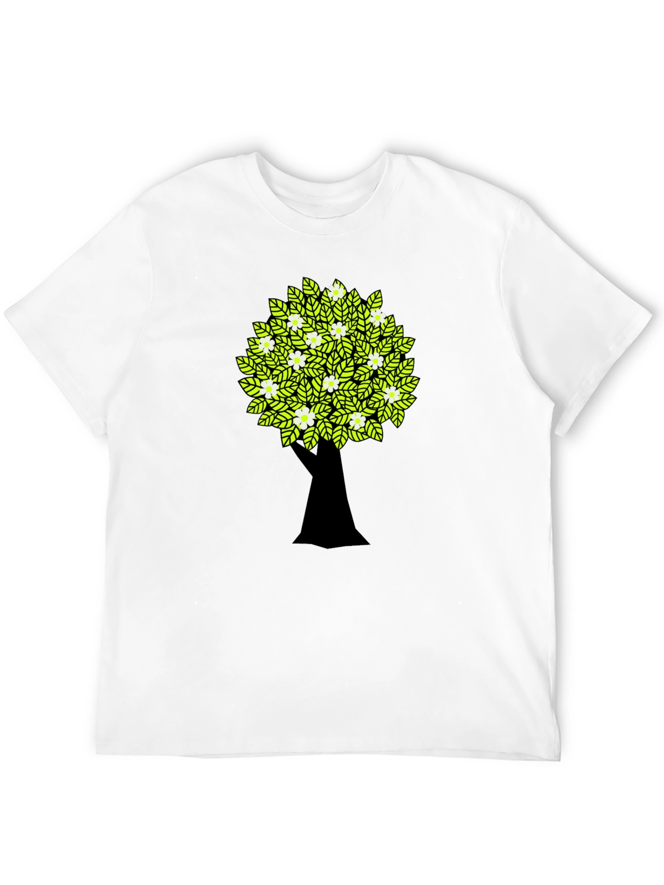 Tree Graphic Black T-Shirt