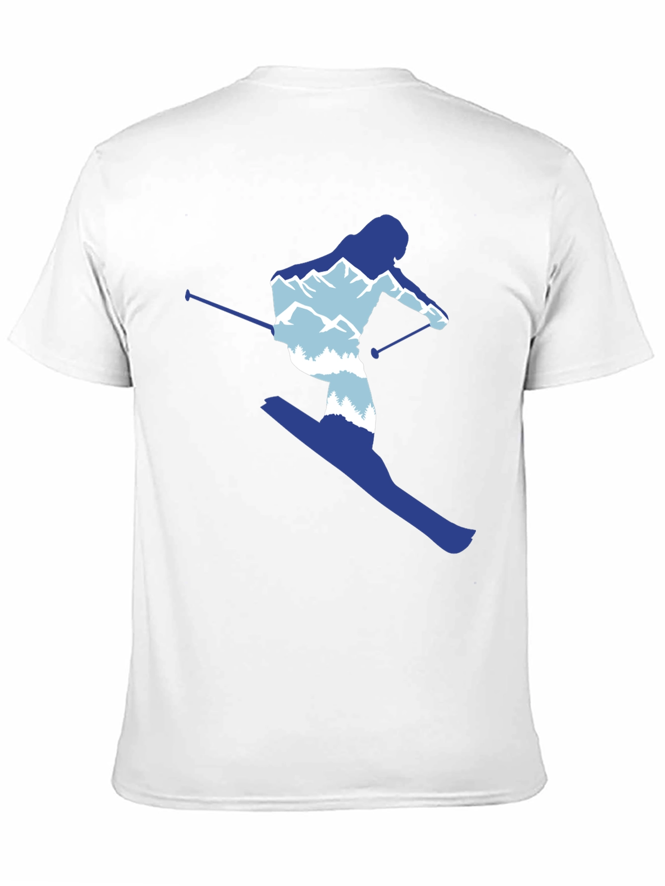 Skier Graphic Tee - Mountain Lovers T-Shirt