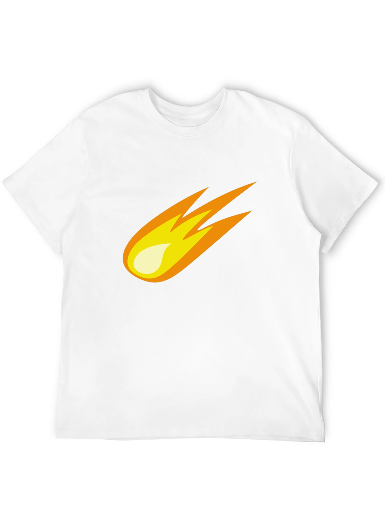 Meteor Graphic Tee - Black Cotton Blend T-Shirt