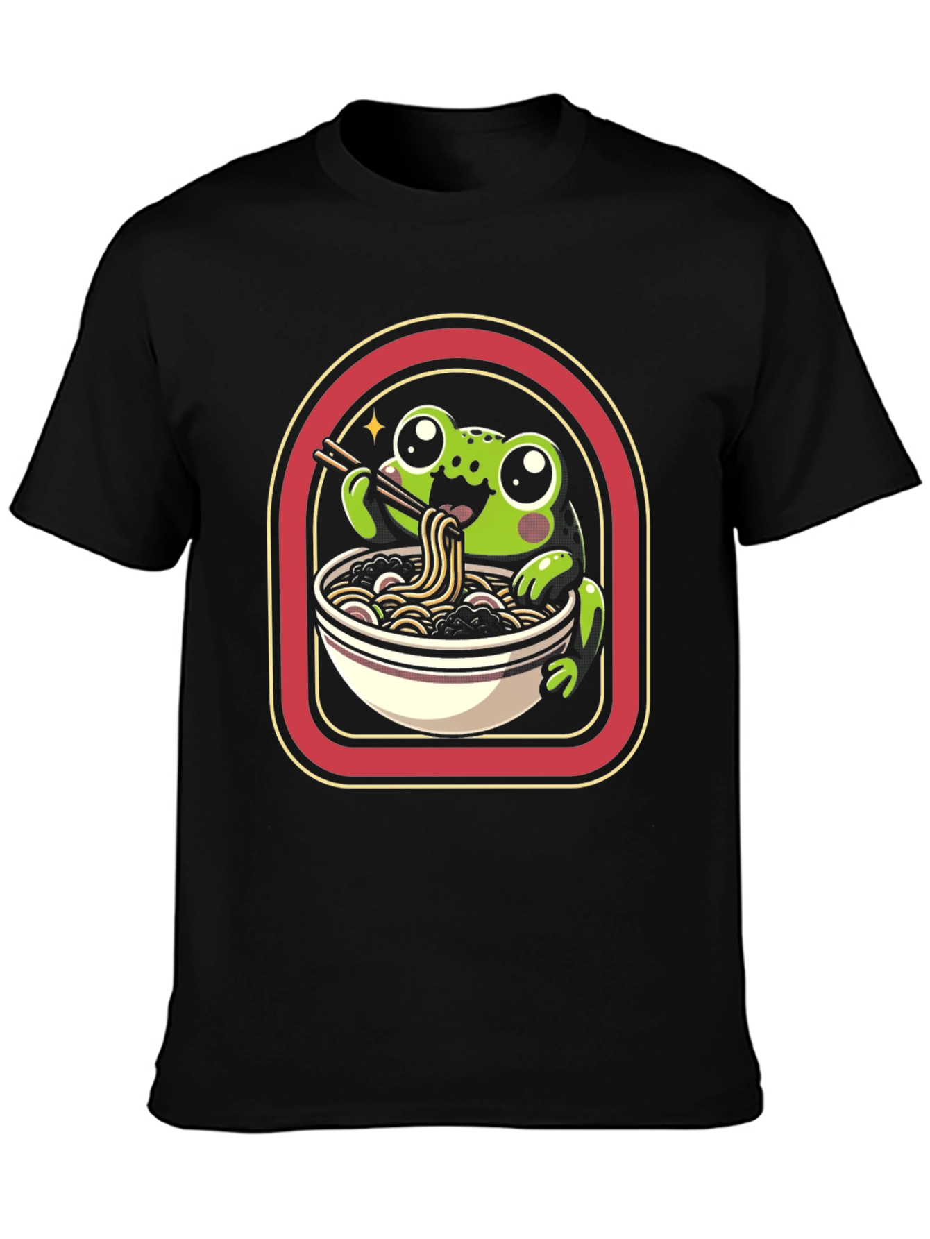 Frog Ramen T-Shirt - Kawaii Cute Design