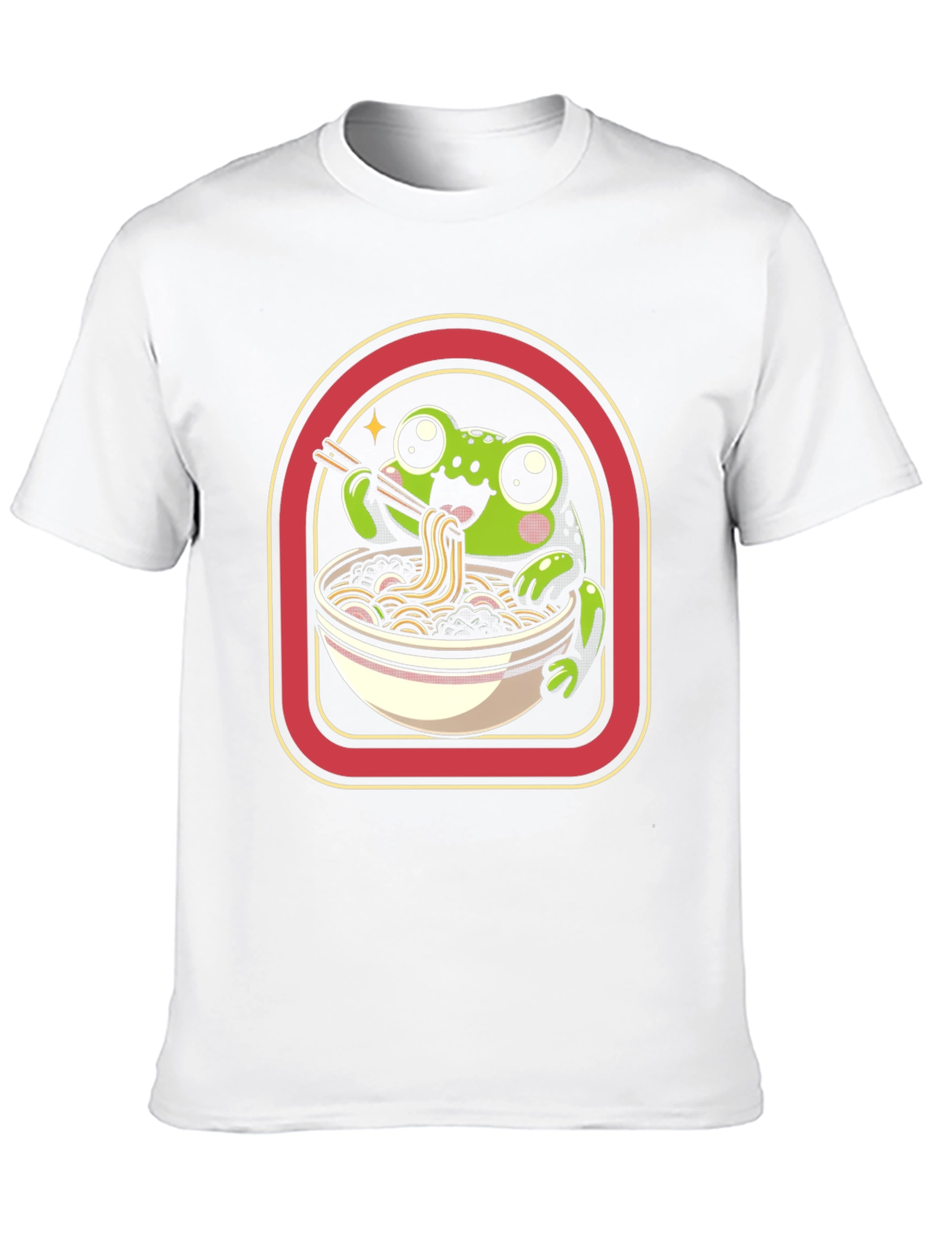 Frog Ramen T-Shirt - Kawaii Cute Design