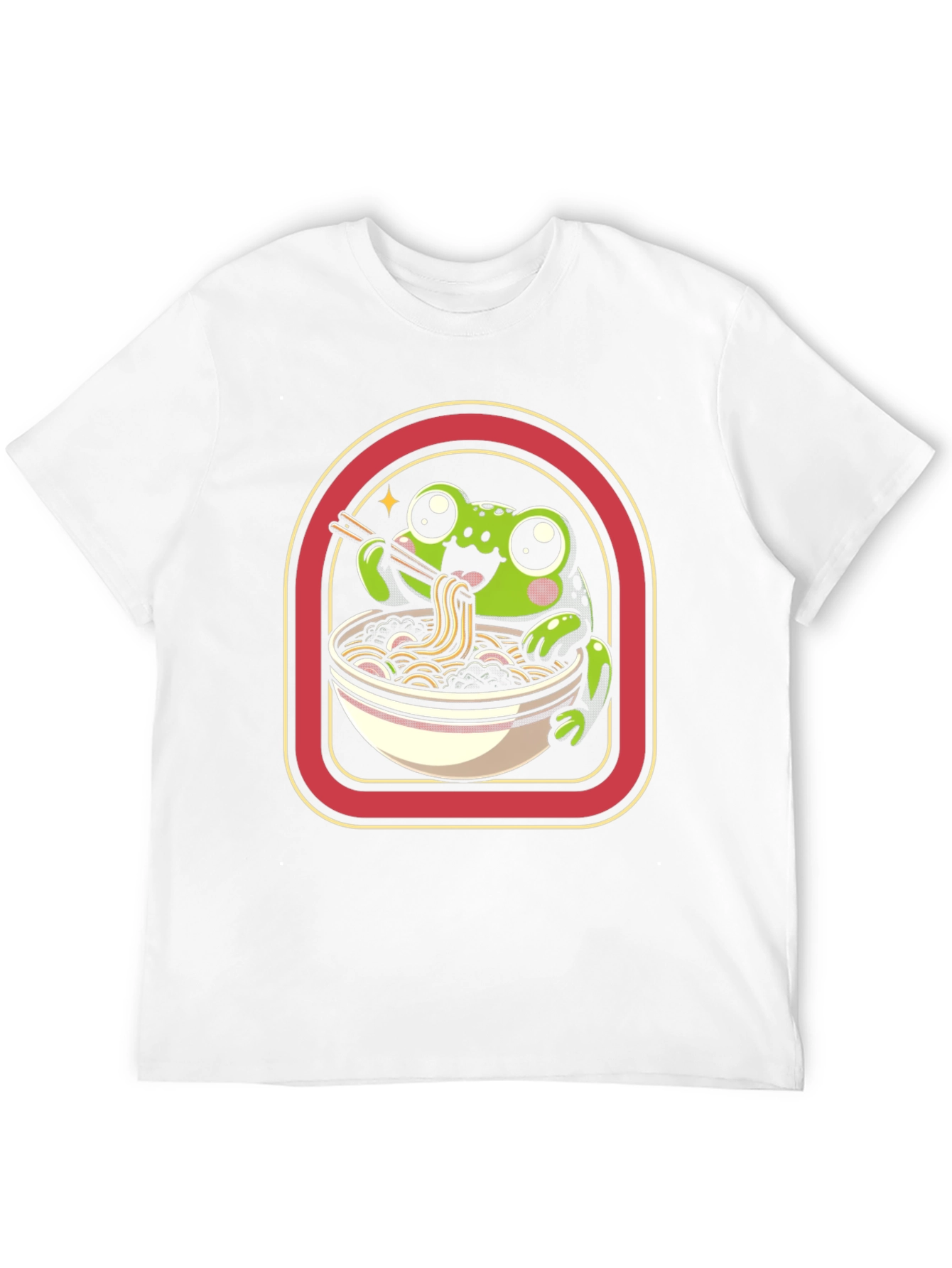 Frog Ramen T-Shirt - Kawaii Cute Design