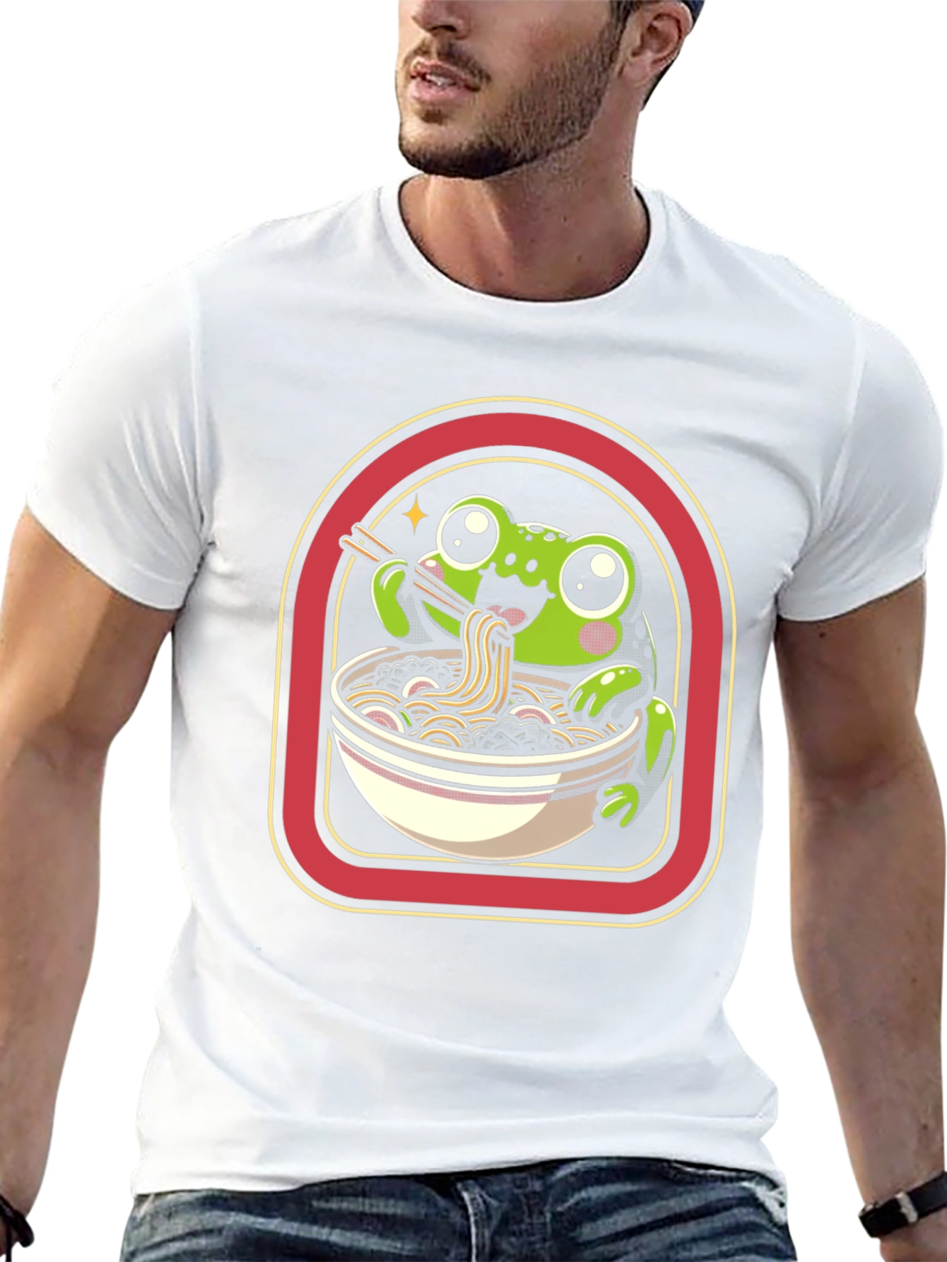 Frog Ramen T-Shirt - Kawaii Cute Design