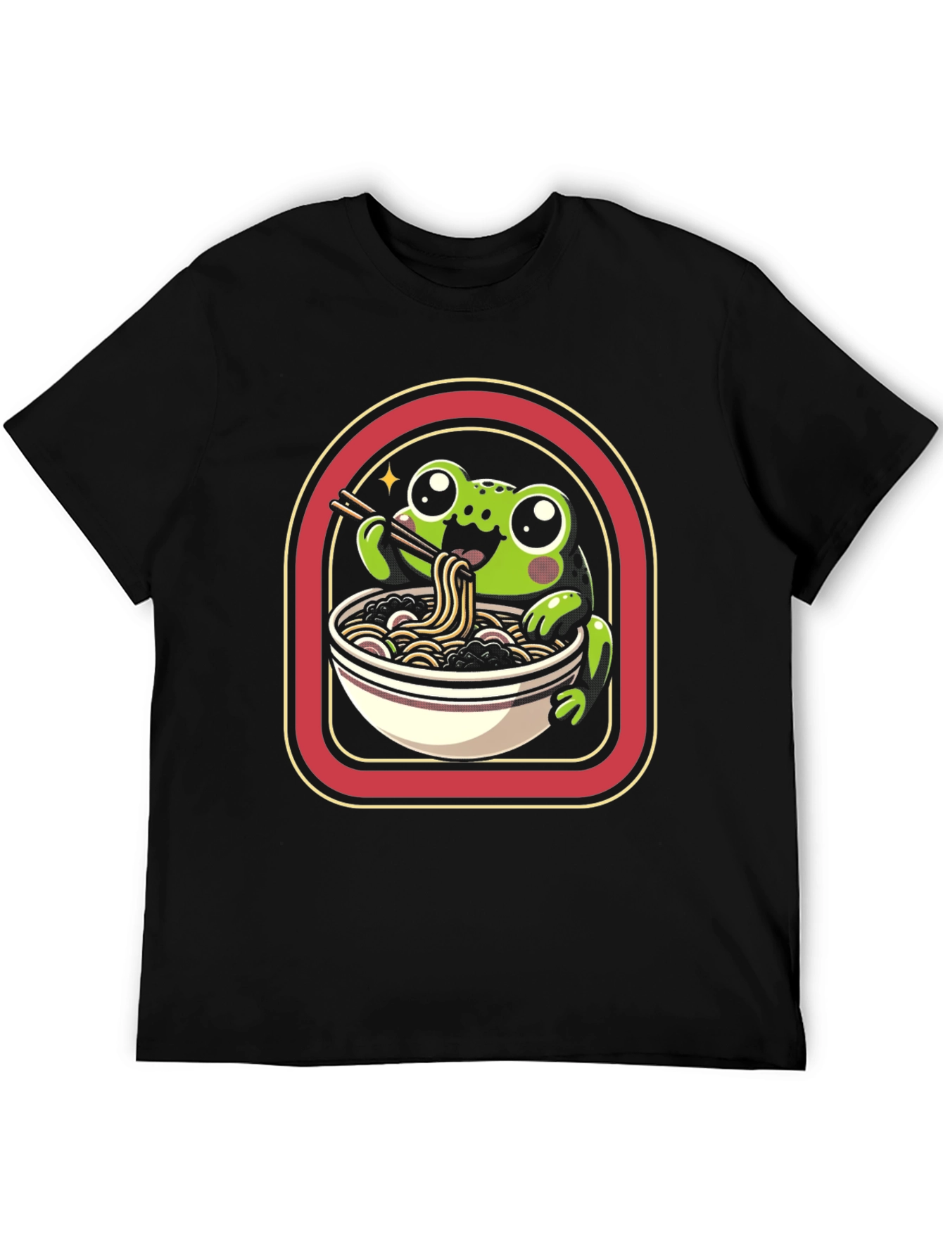 Frog Ramen T-Shirt - Kawaii Cute Design