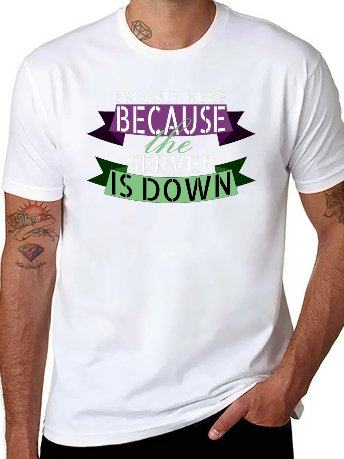 Im Only Here Because The Server Is Down T-Shirt