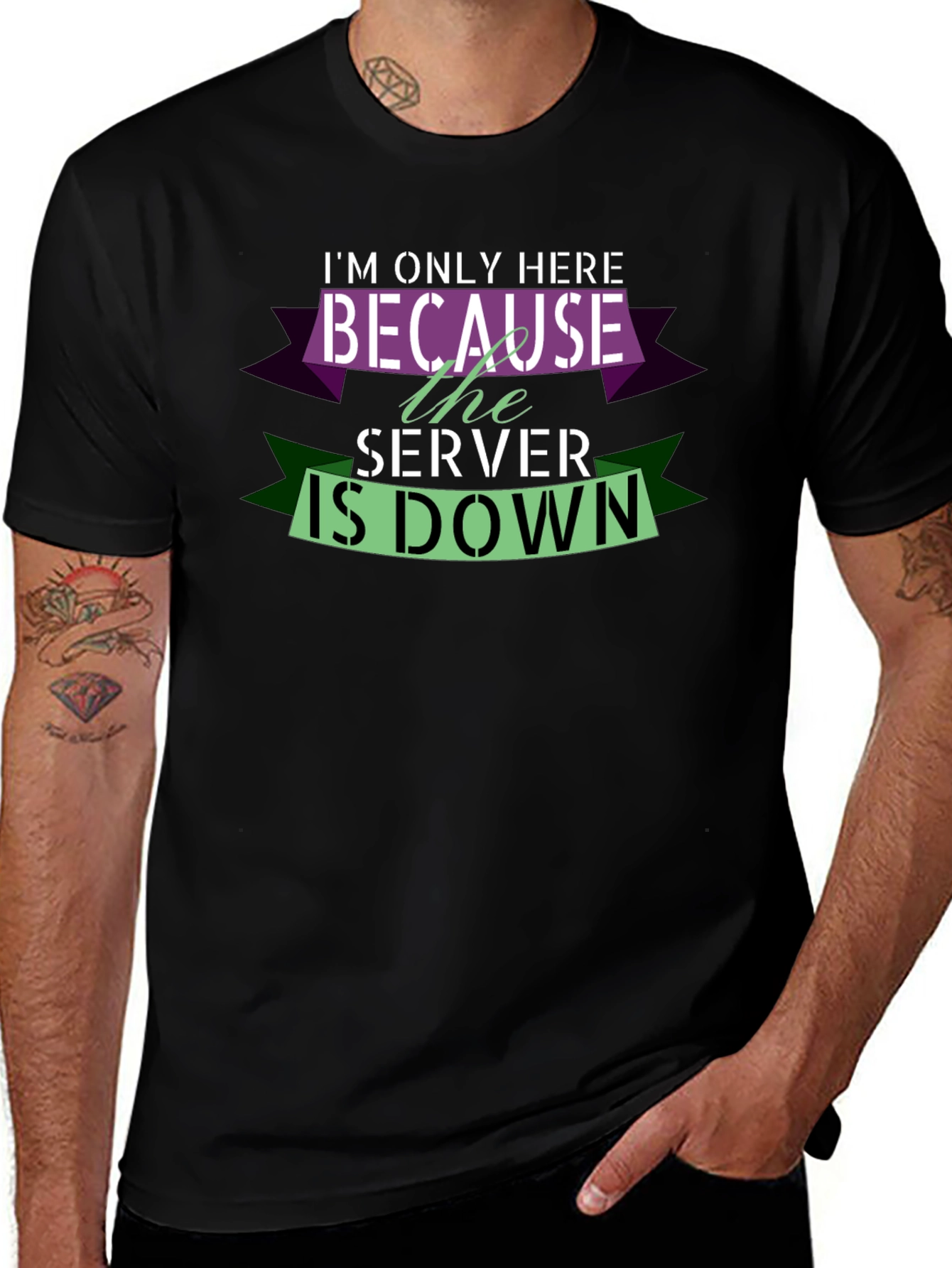 Im Only Here Because The Server Is Down T-Shirt