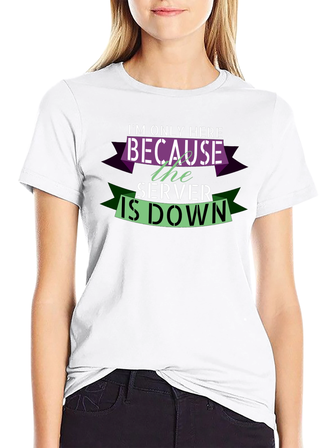 Im Only Here Because The Server Is Down T-Shirt