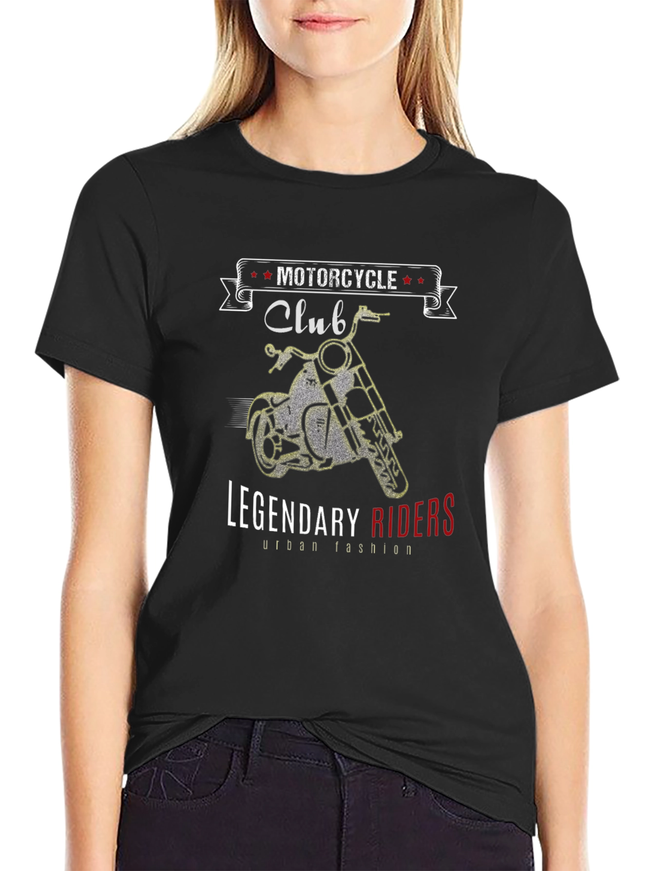 Motorcycle Club T-Shirt - Legendary Riders Design