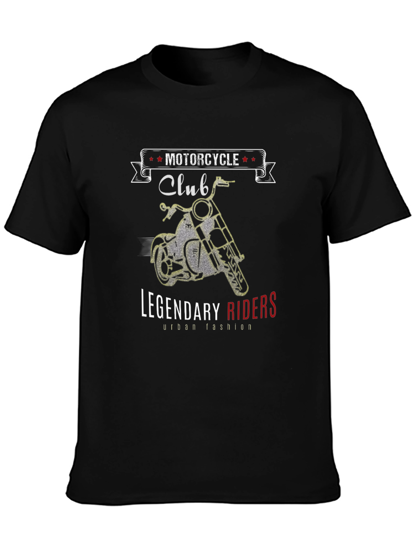 Motorcycle Club T-Shirt - Legendary Riders Design