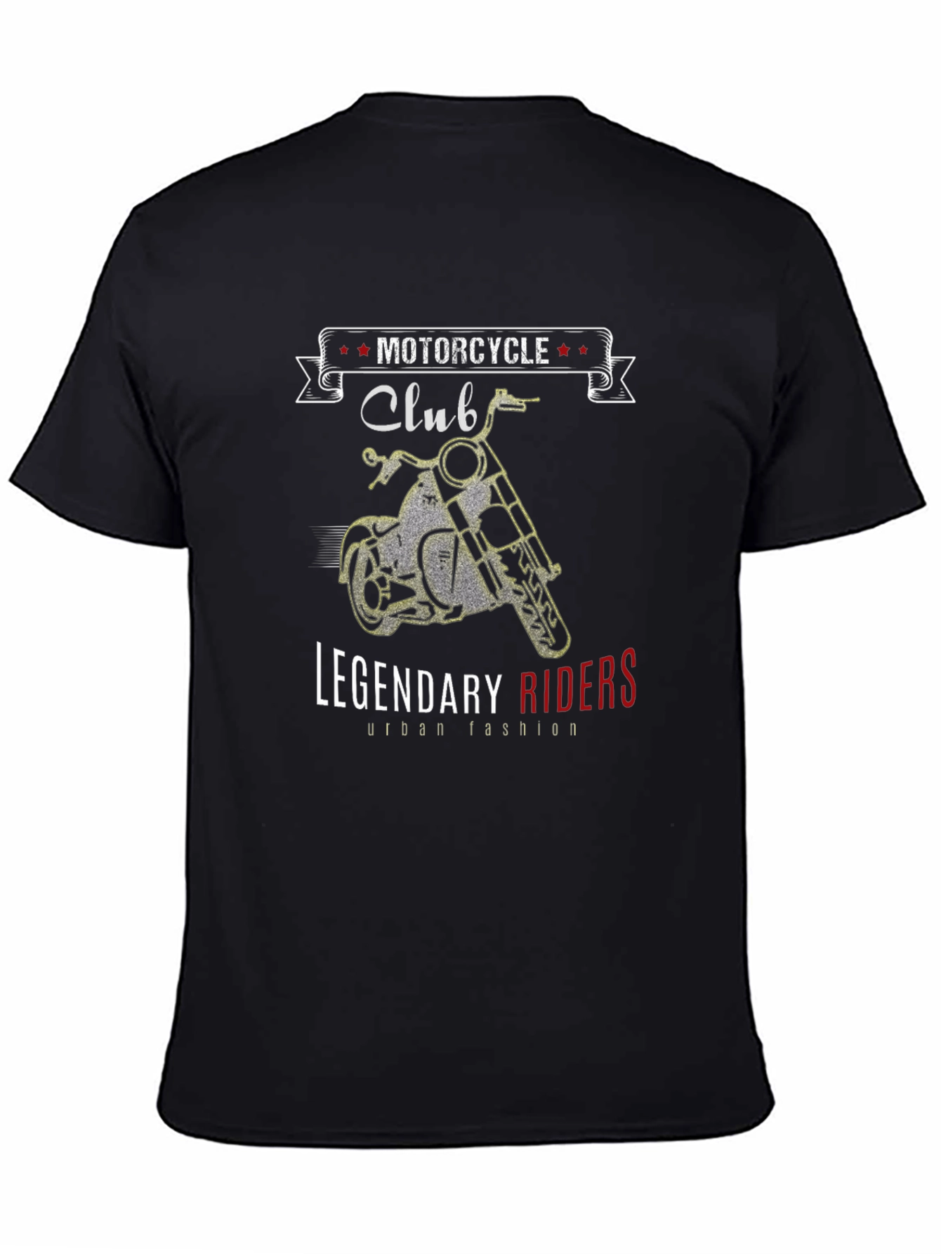 Motorcycle Club T-Shirt - Legendary Riders Design