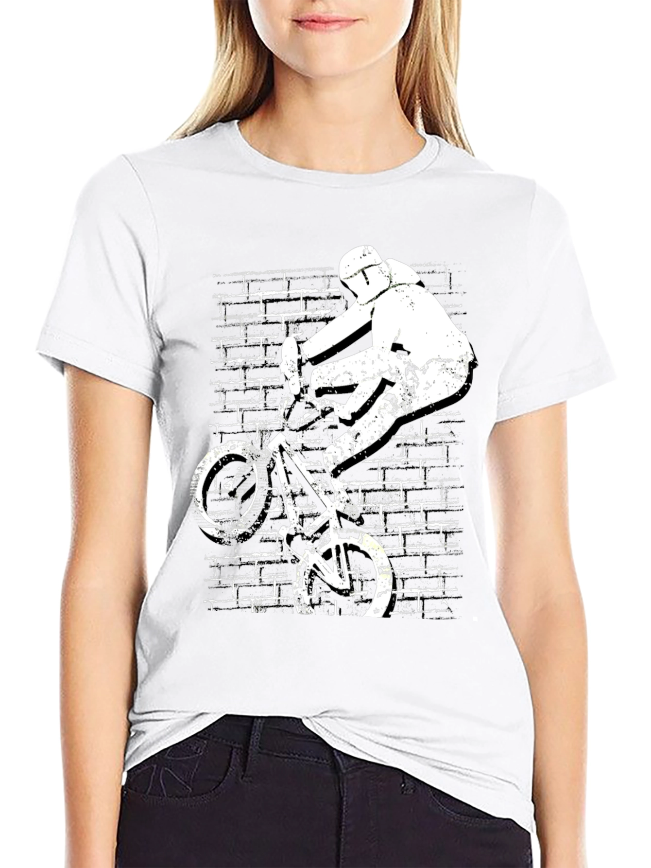 BMX Bike Stunt Graphic T-Shirt - Urban Style Tee