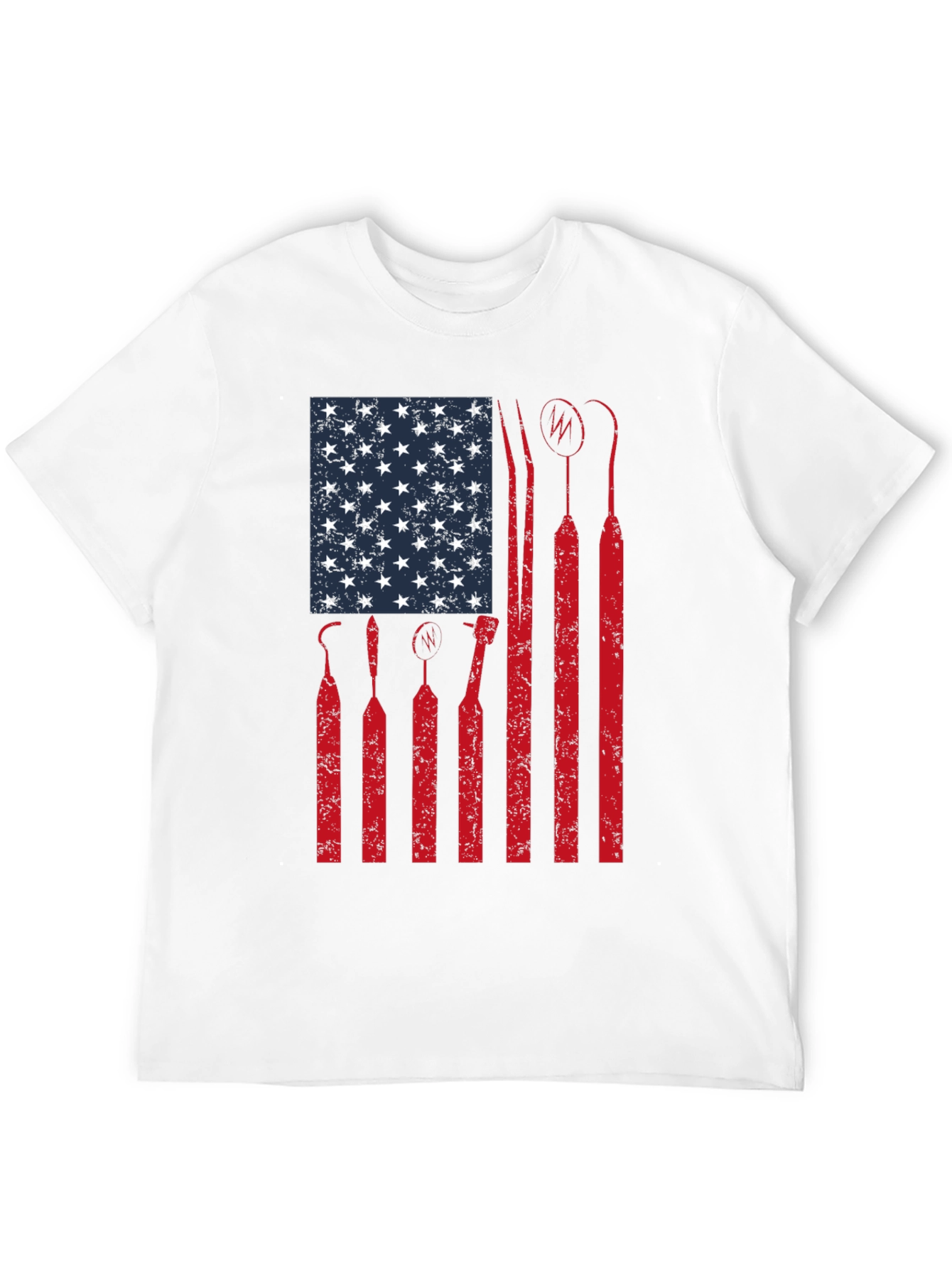 Dentist American Flag Graphic T-Shirt
