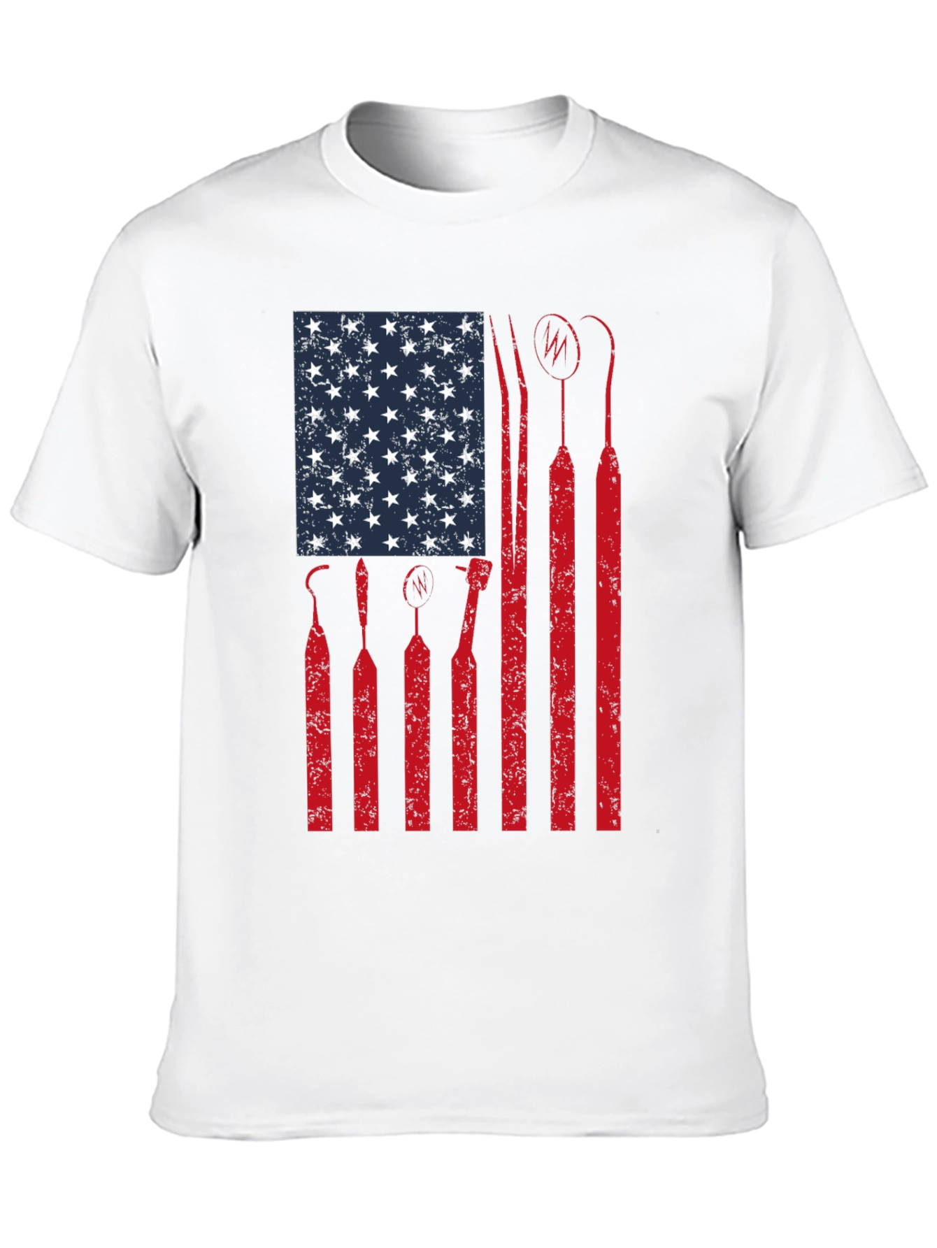 Dentist American Flag Graphic T-Shirt
