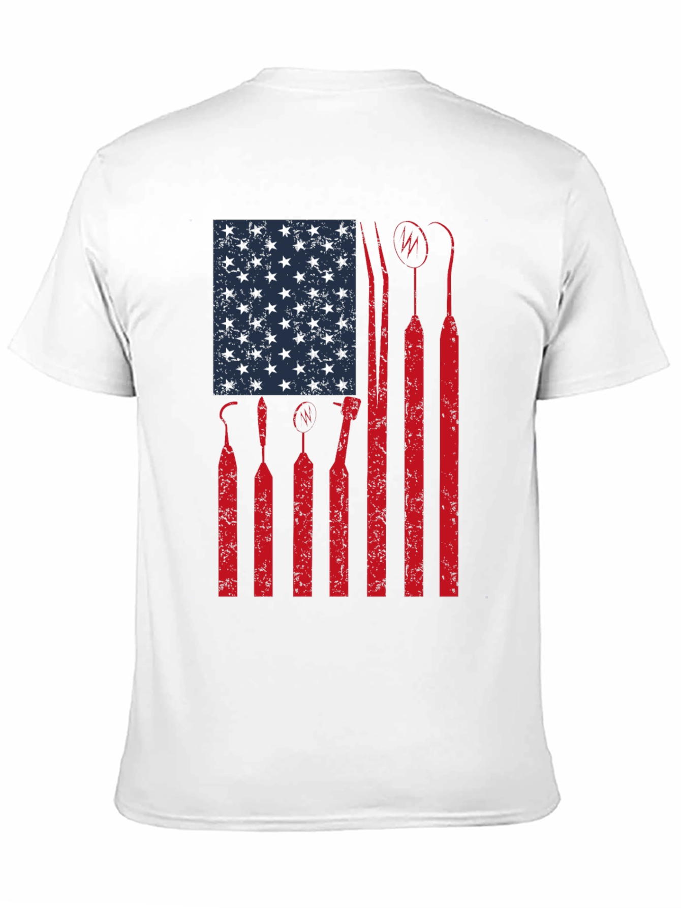 Dentist American Flag Graphic T-Shirt