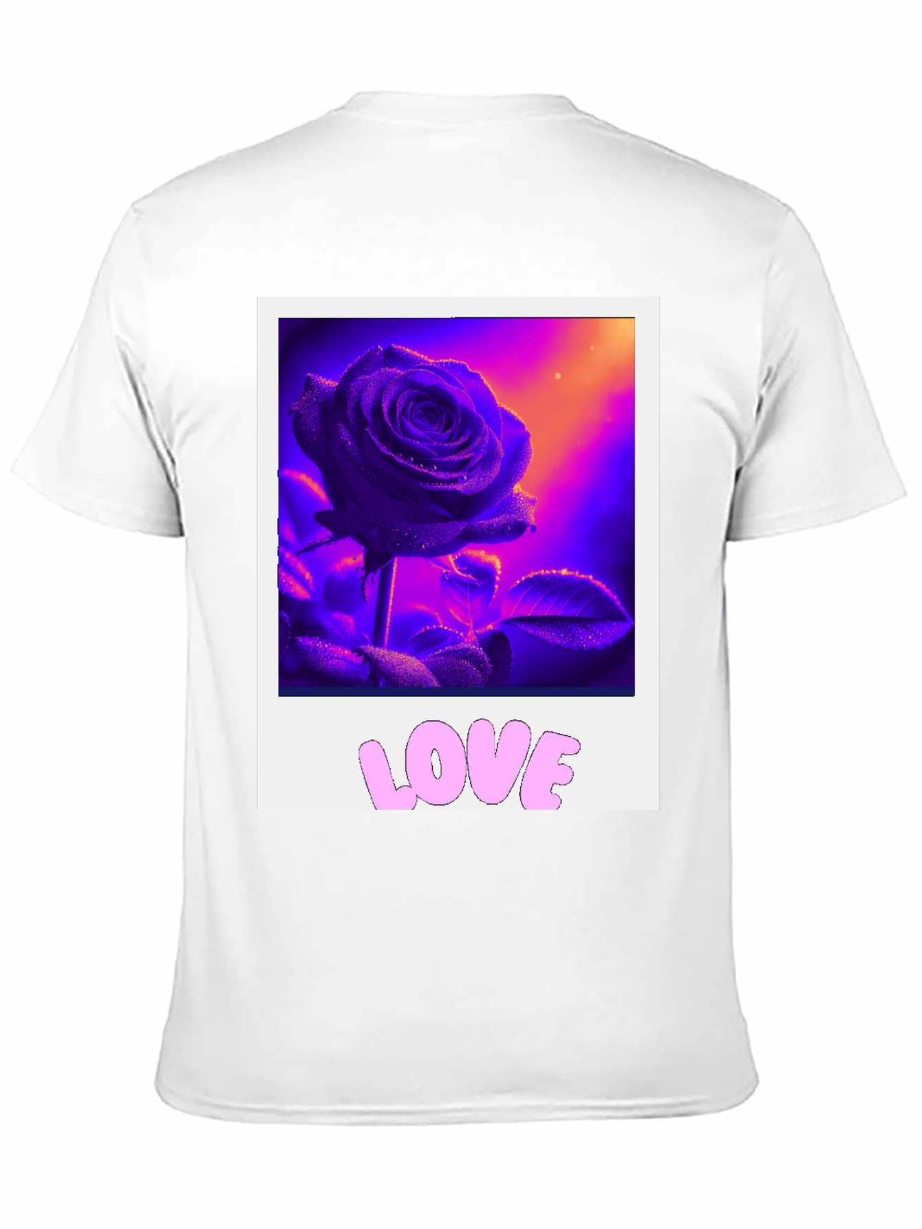Rose Love Graphic Tee - Trendy Style