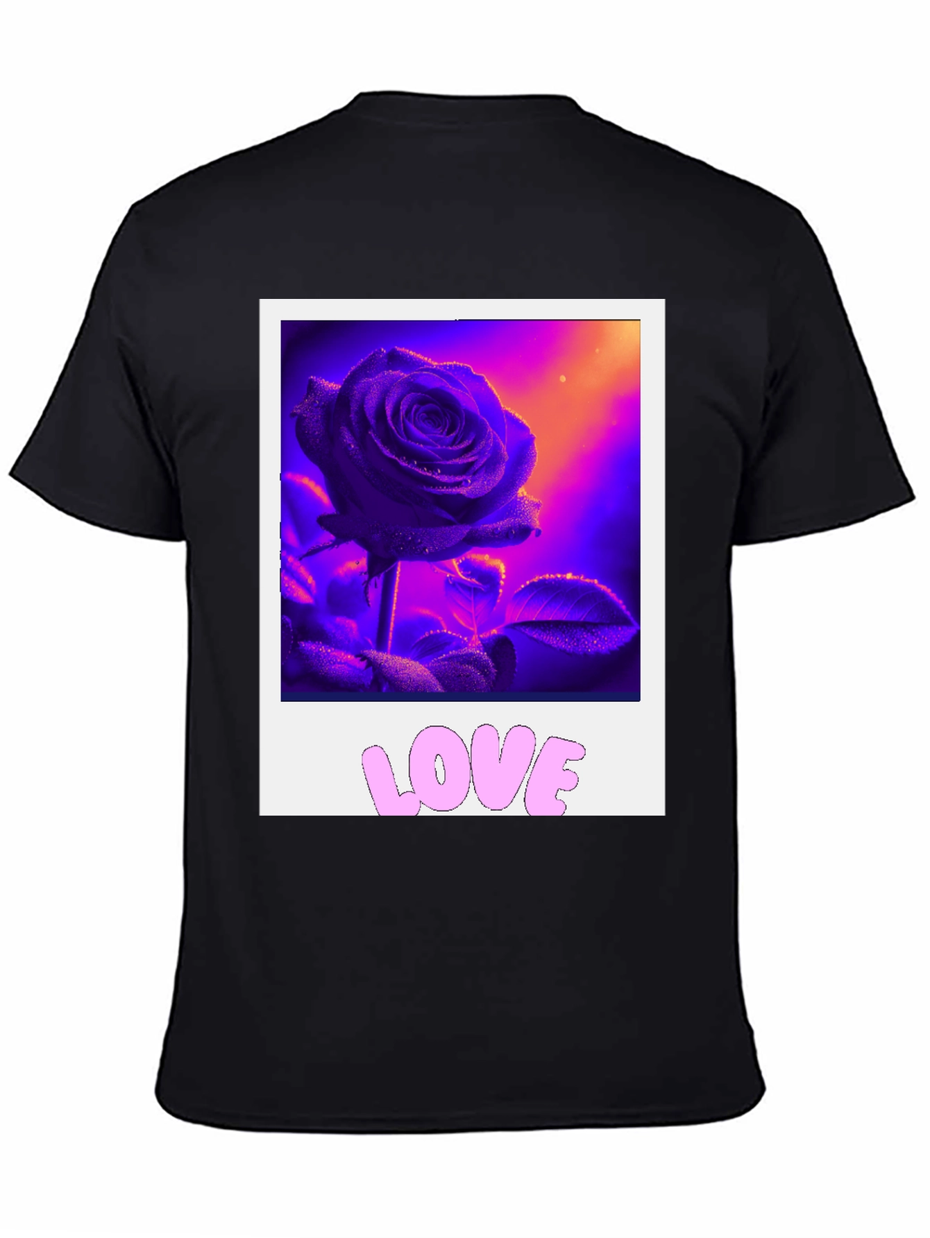 Rose Love Graphic Tee - Trendy Style