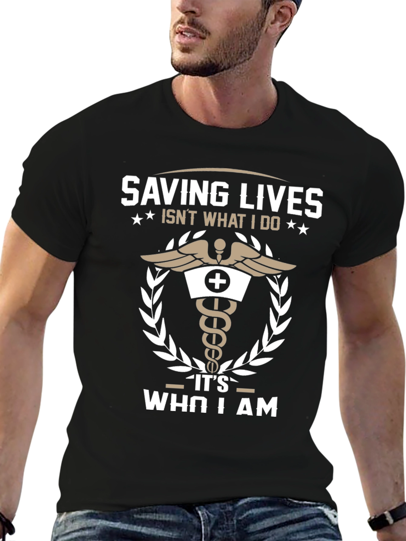 Saving Lives Graphic T-Shirt - Unisex
