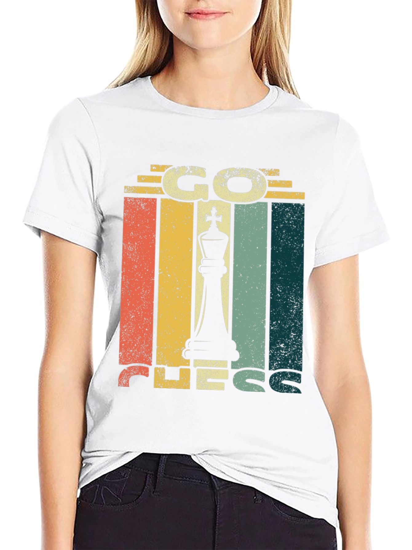 Go Chess Retro Style T-Shirt