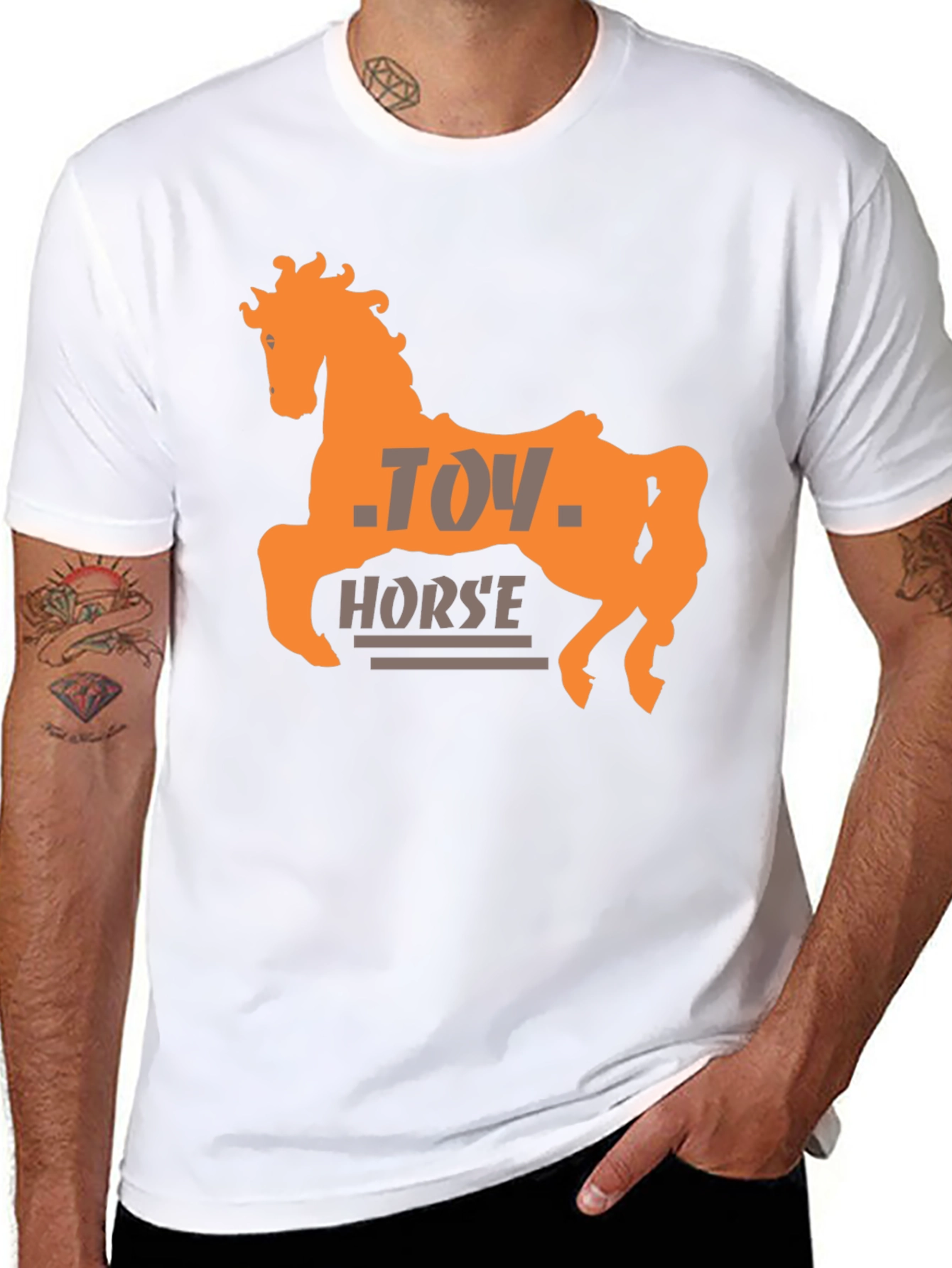Toy Horse Graphic Tee - Stylish Unisex T-Shirt