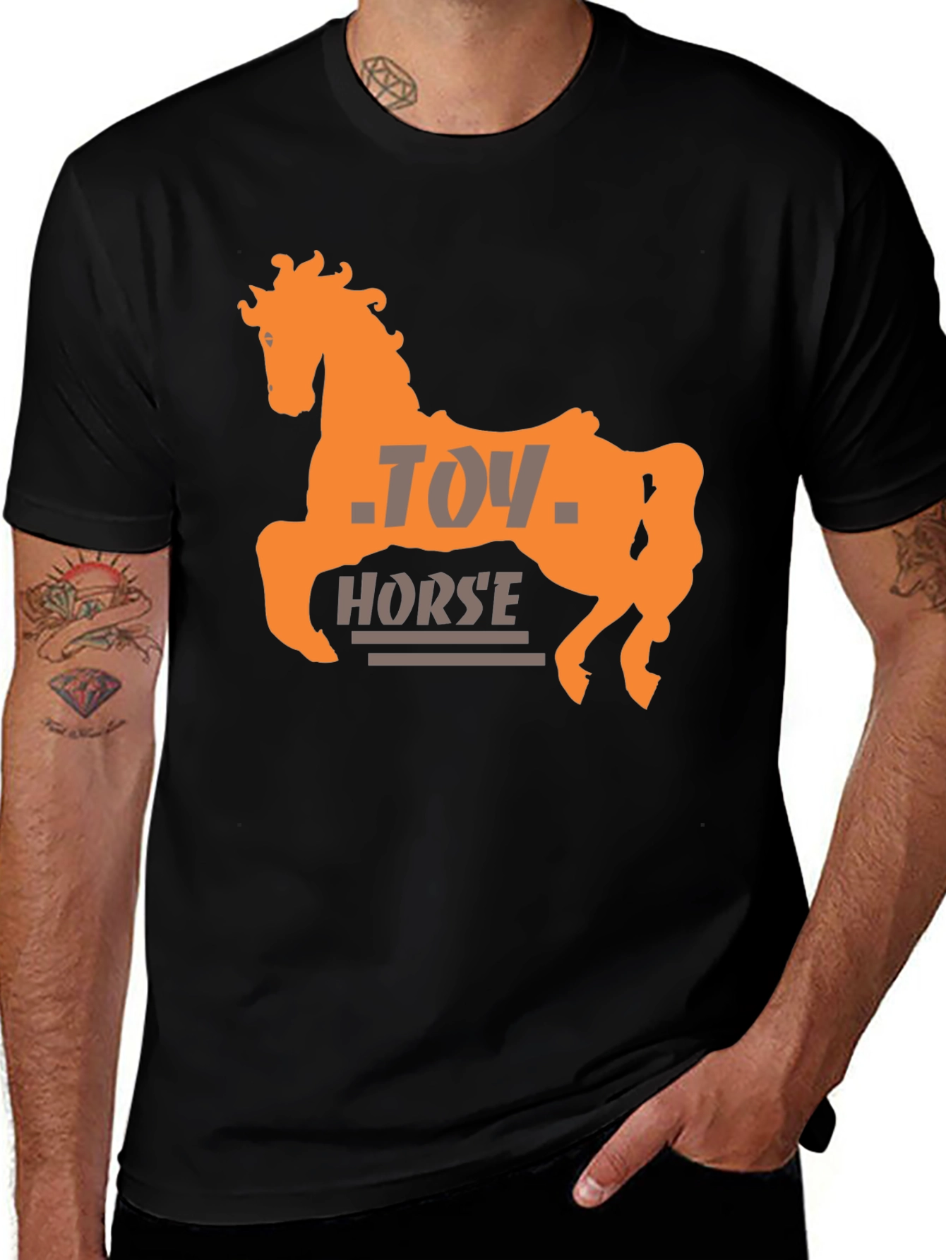 Toy Horse Graphic Tee - Stylish Unisex T-Shirt