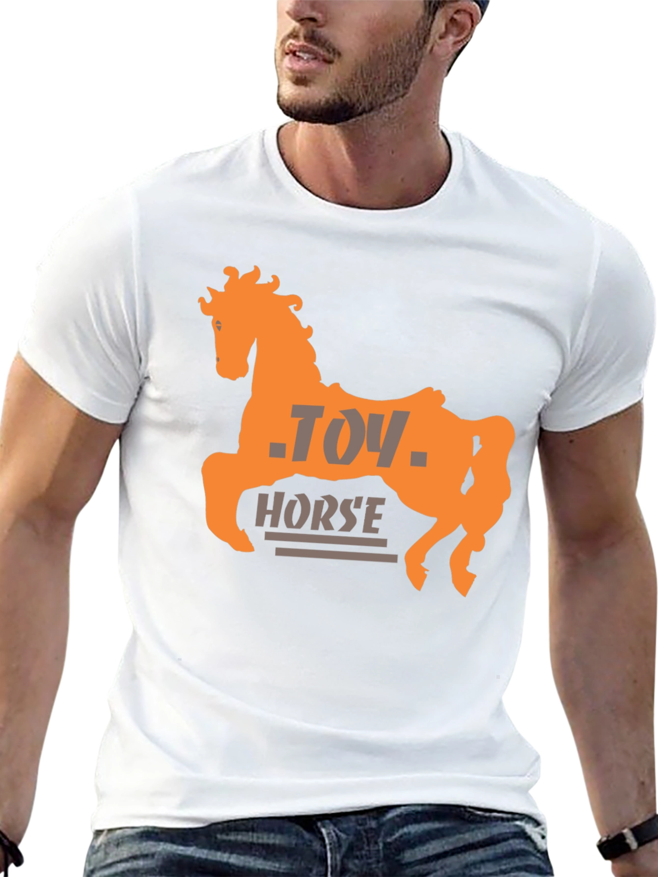 Toy Horse Graphic Tee - Stylish Unisex T-Shirt