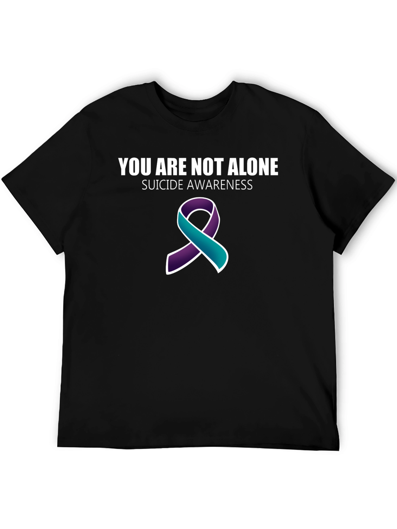 Suicide Awareness Ribbon Graphic Tee