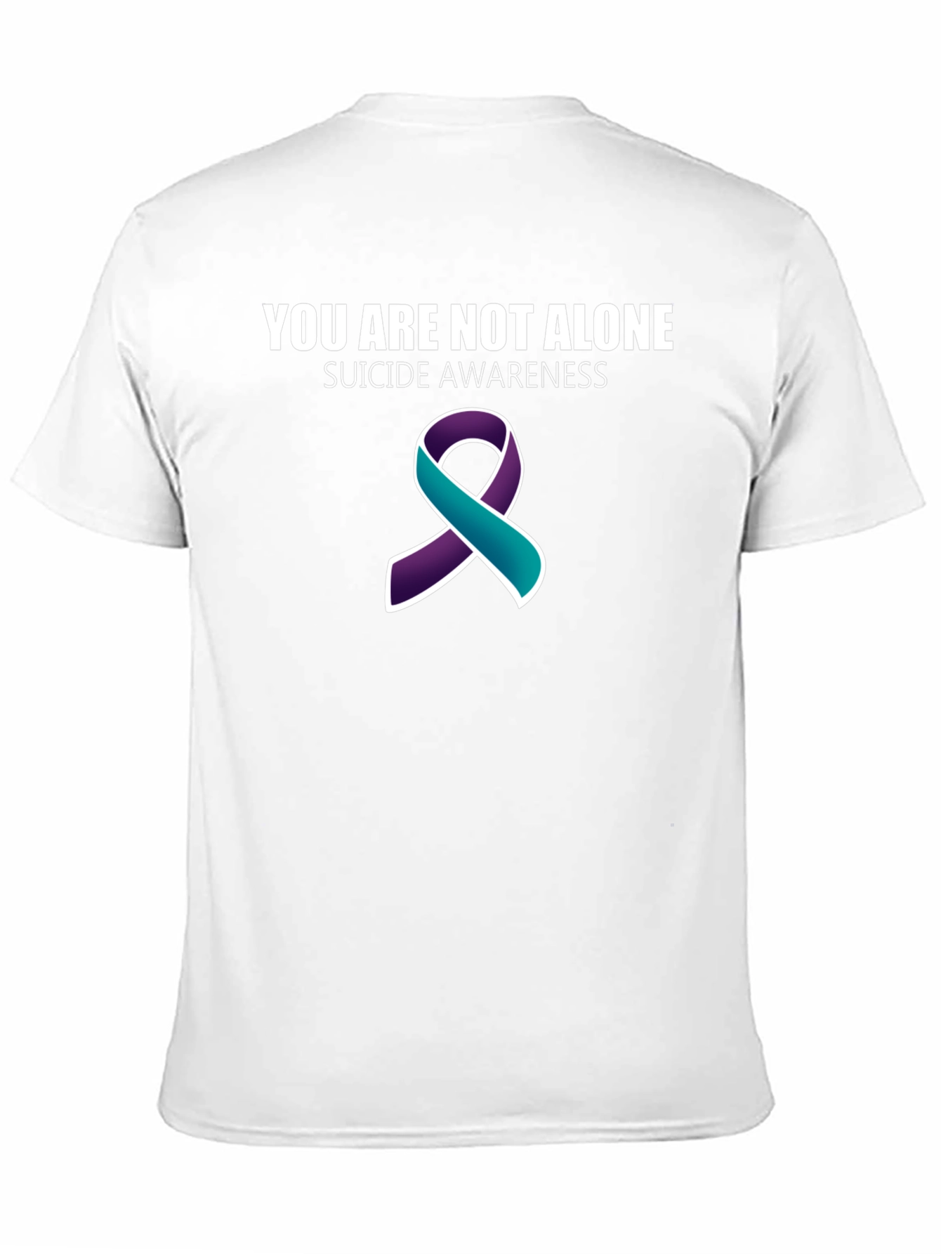 Suicide Awareness Ribbon Graphic Tee
