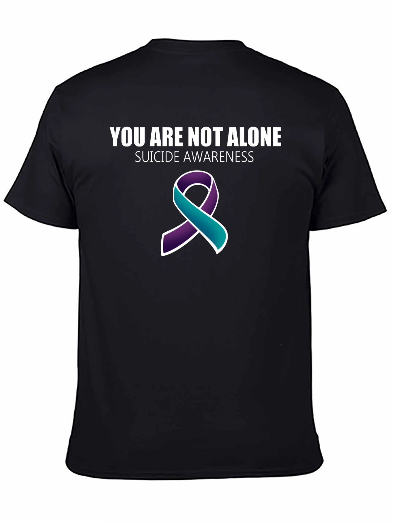 Suicide Awareness Ribbon Graphic Tee