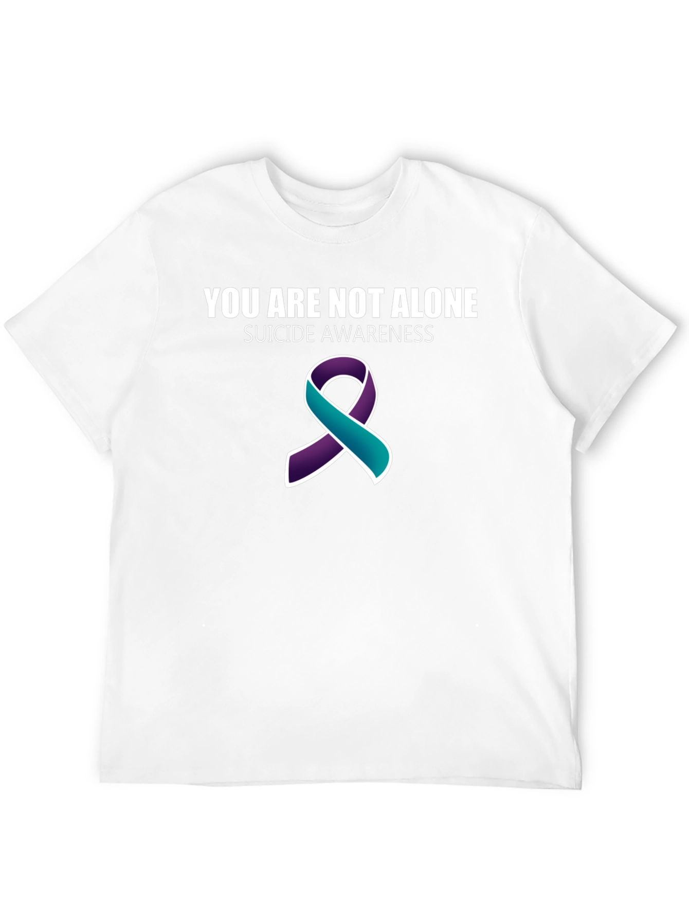 Suicide Awareness Ribbon Graphic Tee