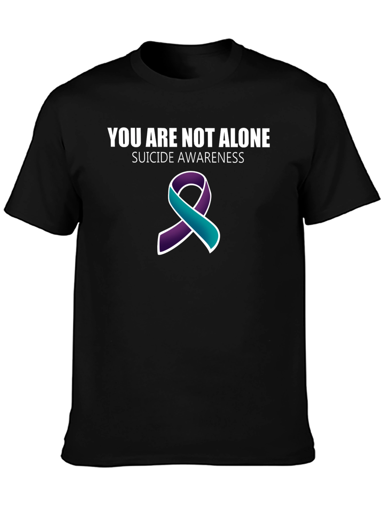 Suicide Awareness Ribbon Graphic Tee