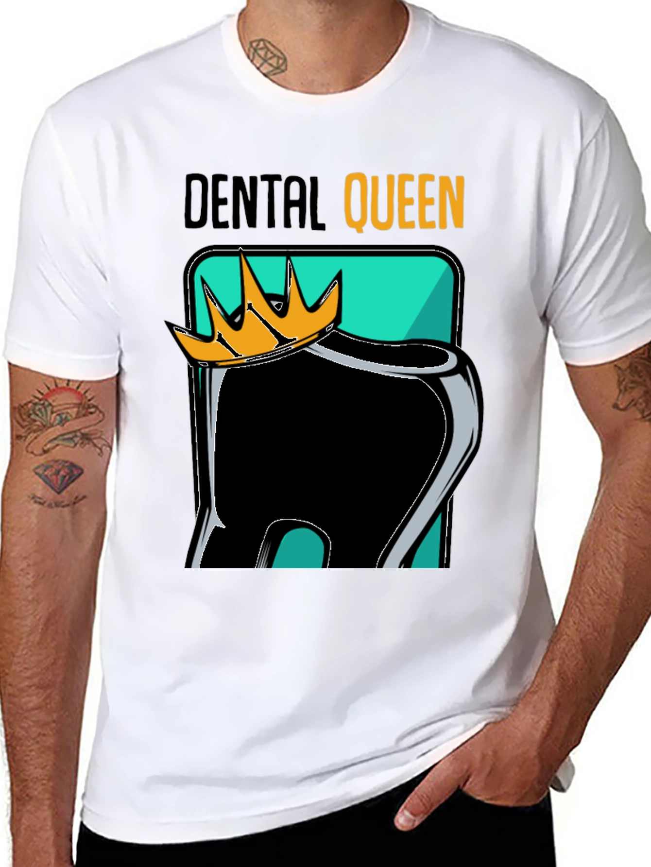 Dental Queen Black Graphic Tee