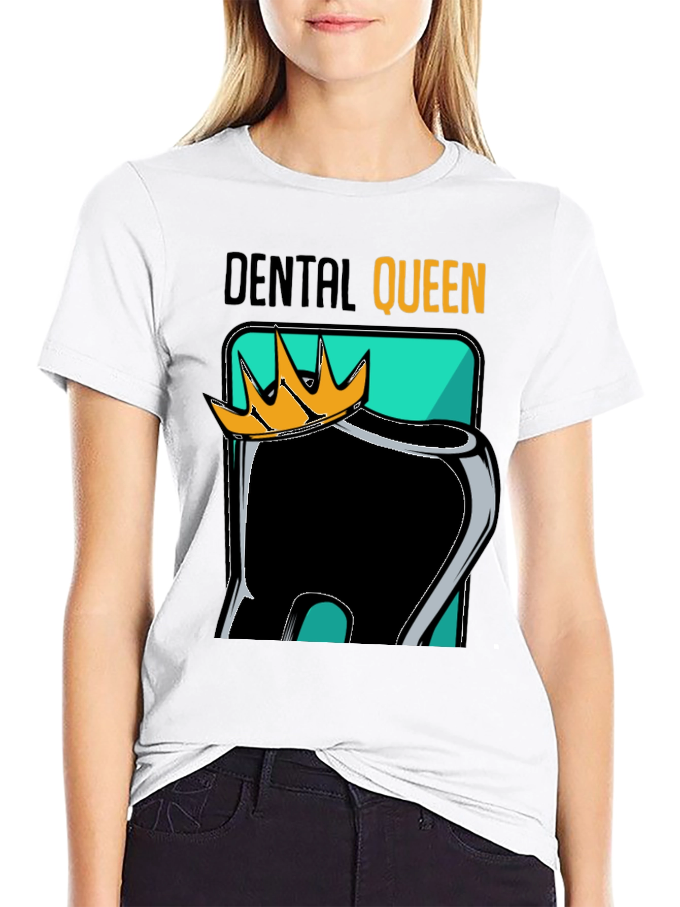 Dental Queen Black Graphic Tee