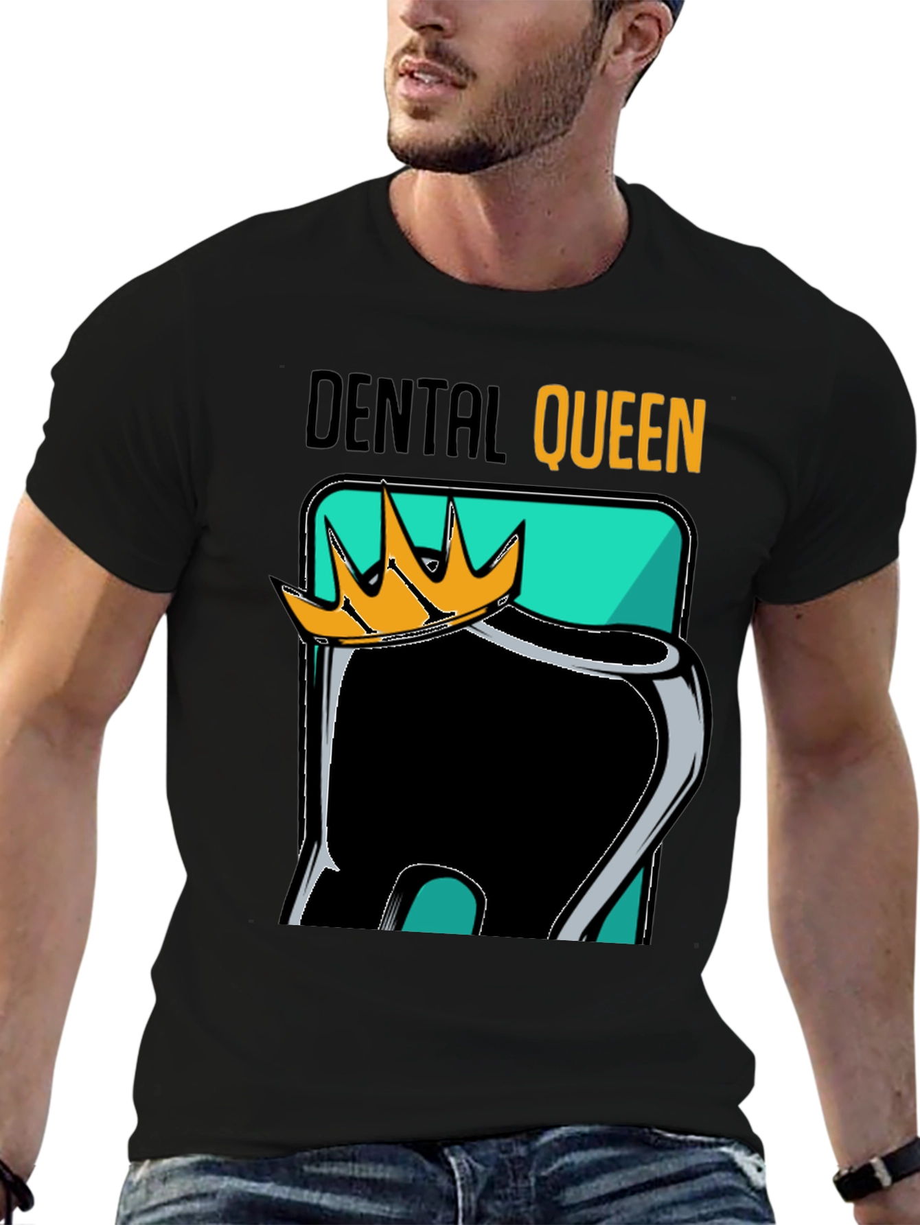 Dental Queen Black Graphic Tee