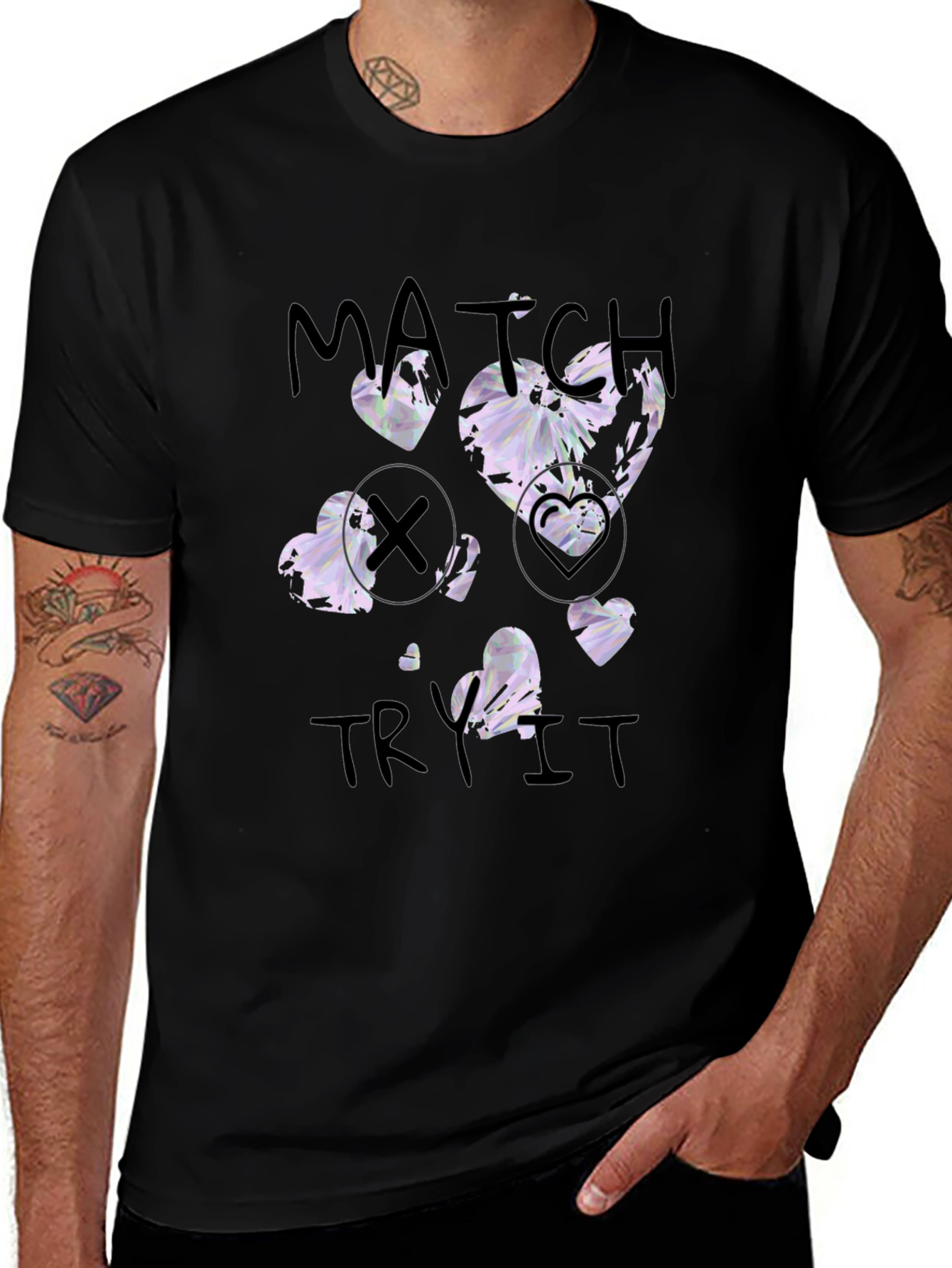 Match Try It Graphic T-Shirt
