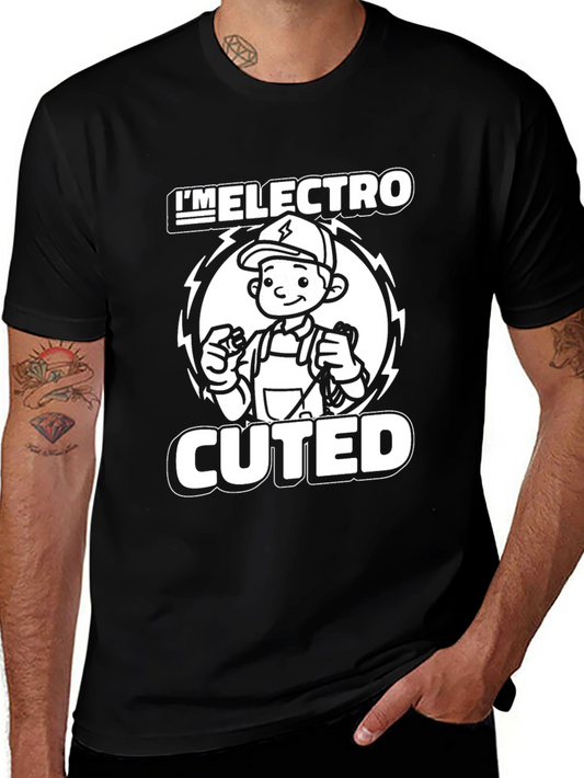 Electro Cuted T-Shirt - Electrician Humor Tee