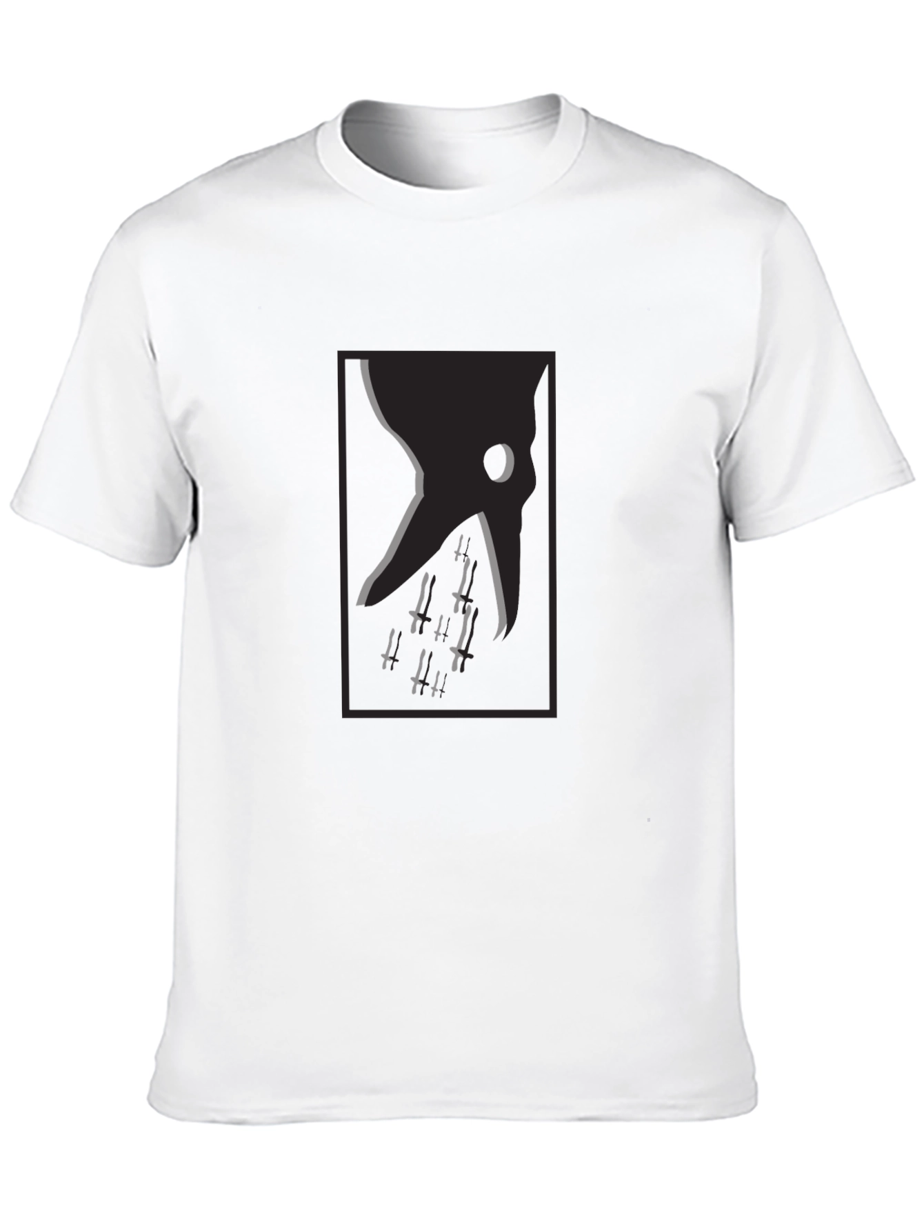 Grim Reaper Dagger Tee - Dark Aesthetic T-Shirt
