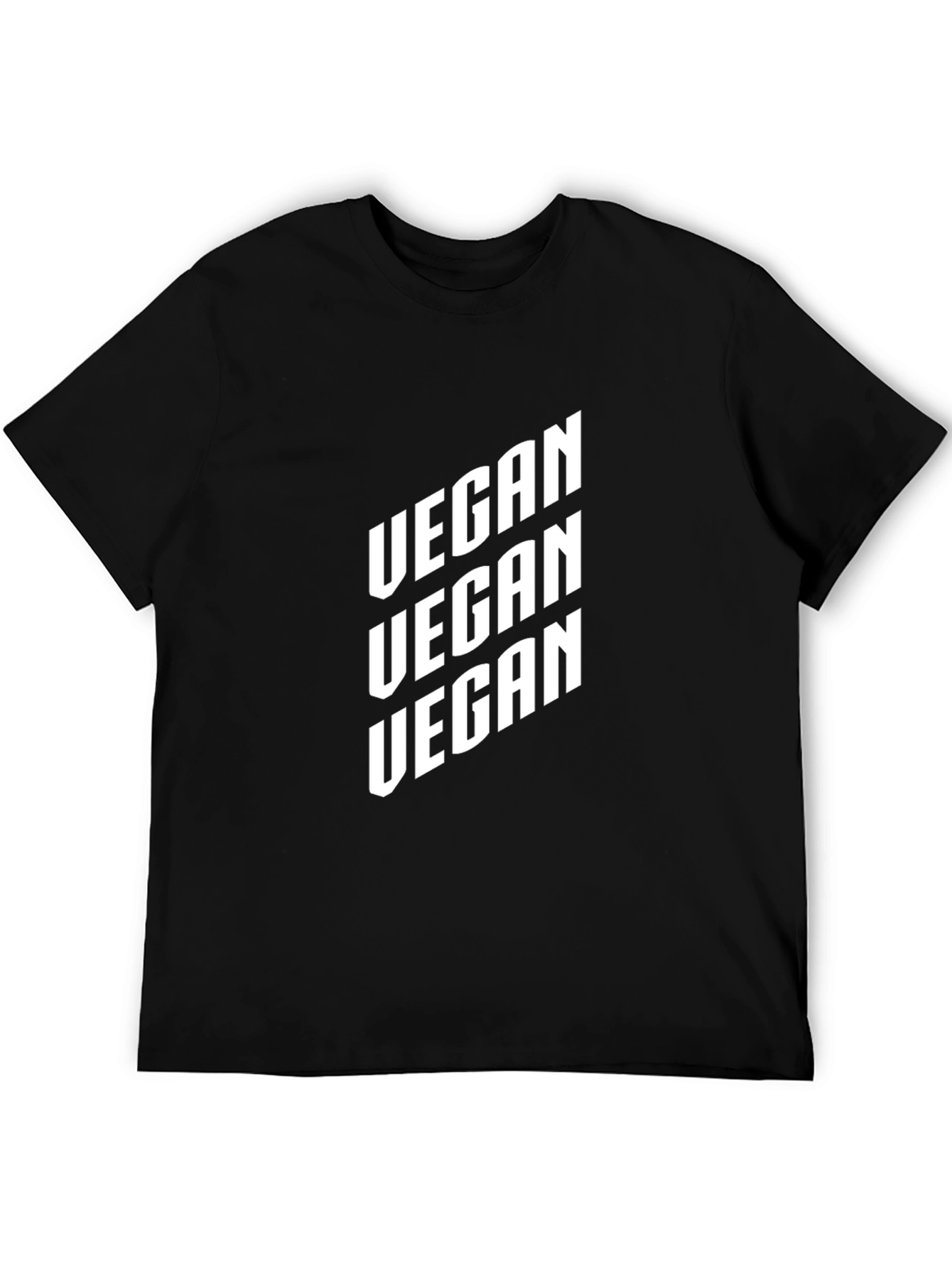 Vegan Graphic T-Shirt - Black