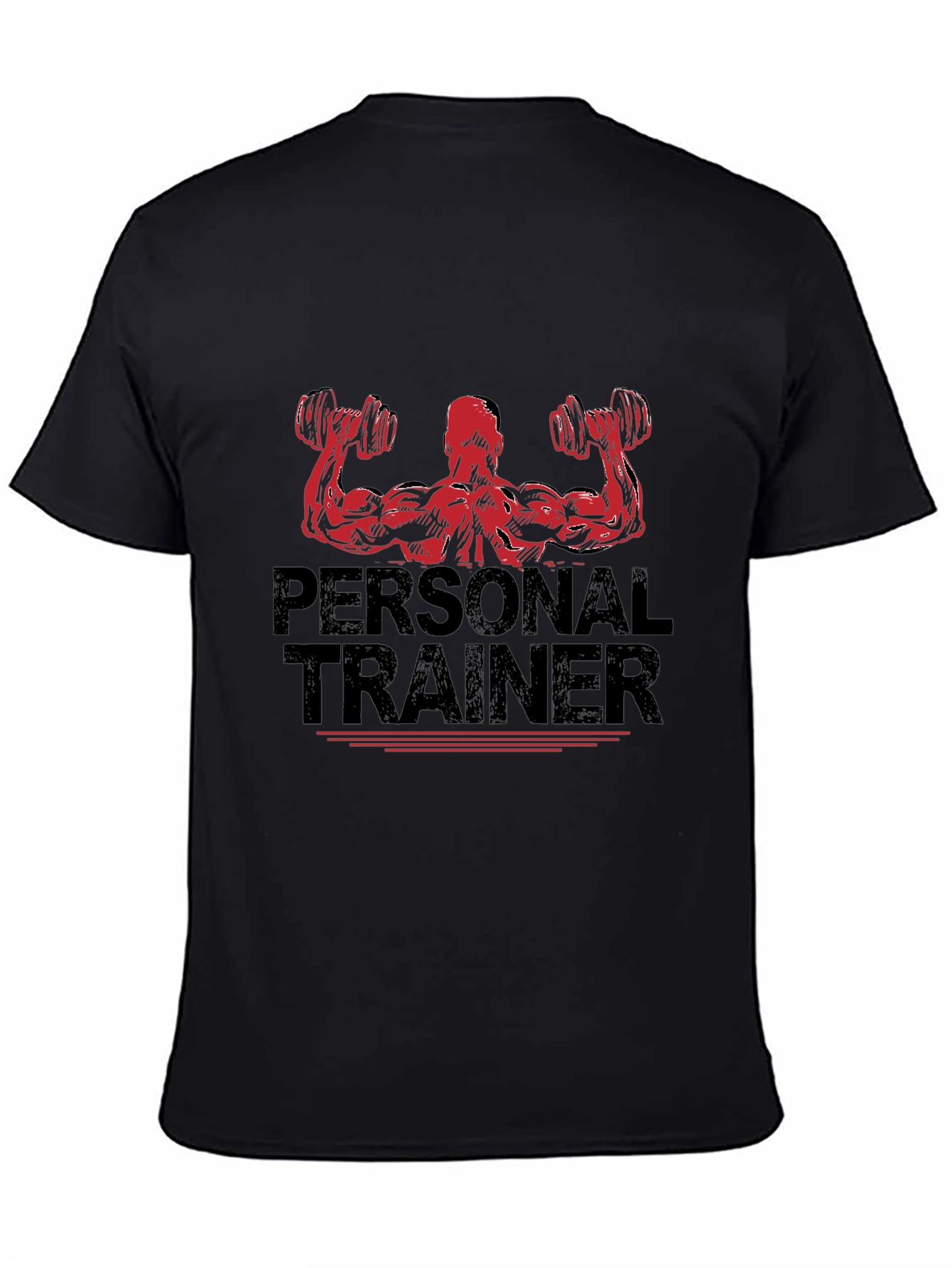 Personal Trainer Graphic Black T-Shirt