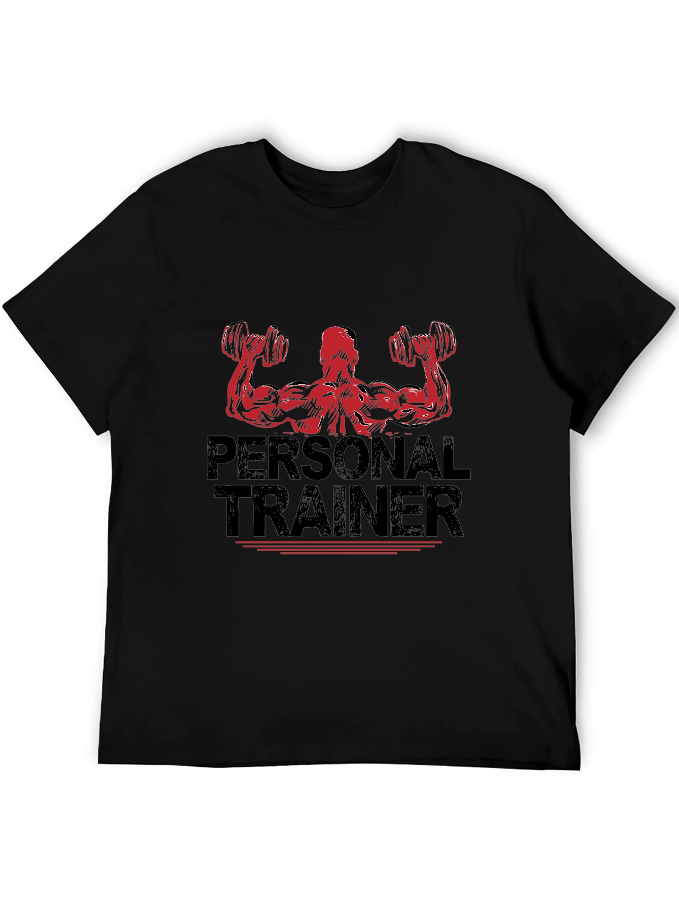 Personal Trainer Graphic Black T-Shirt