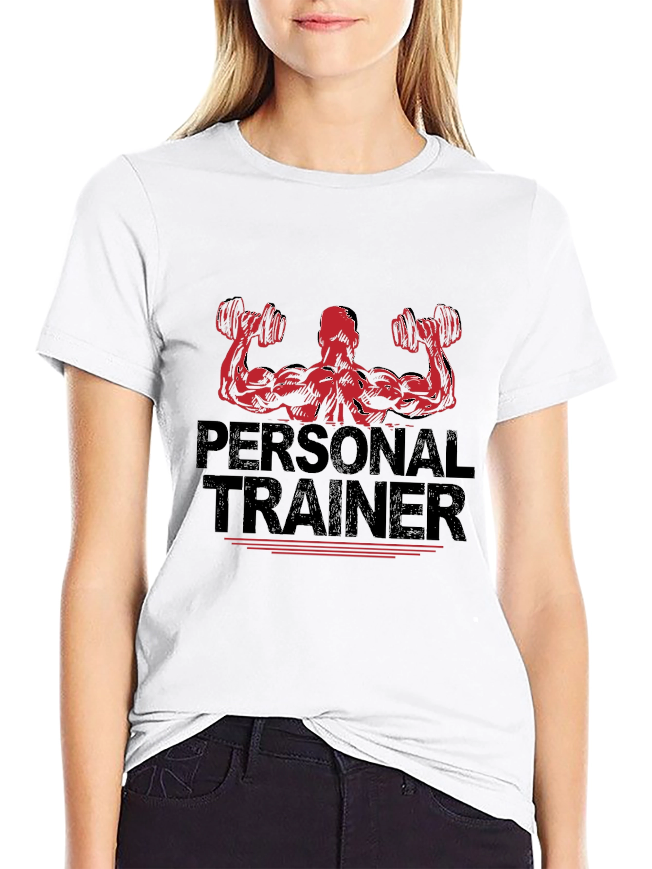 Personal Trainer Graphic Black T-Shirt