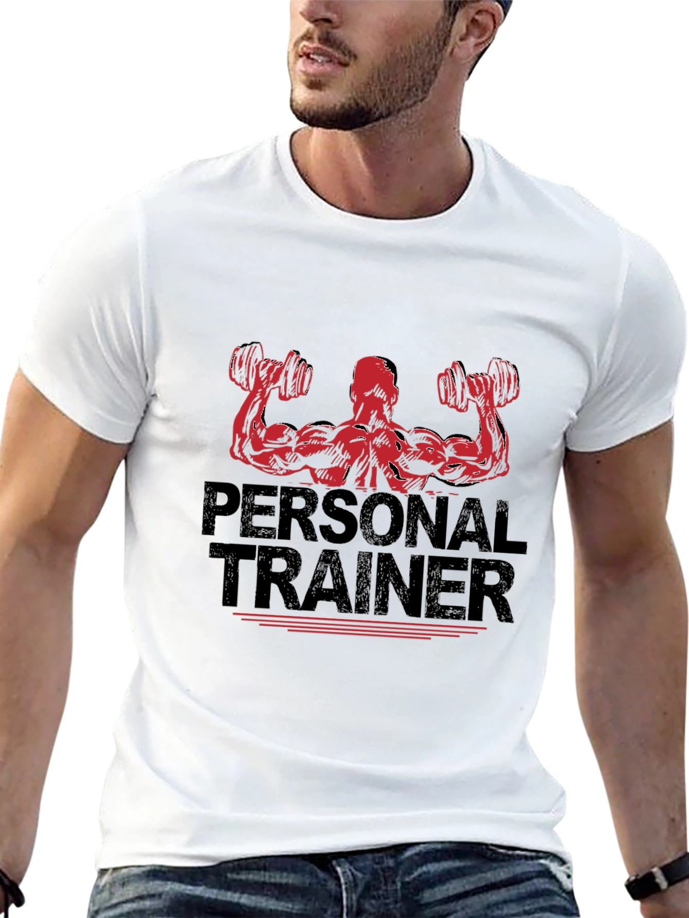 Personal Trainer Graphic Black T-Shirt
