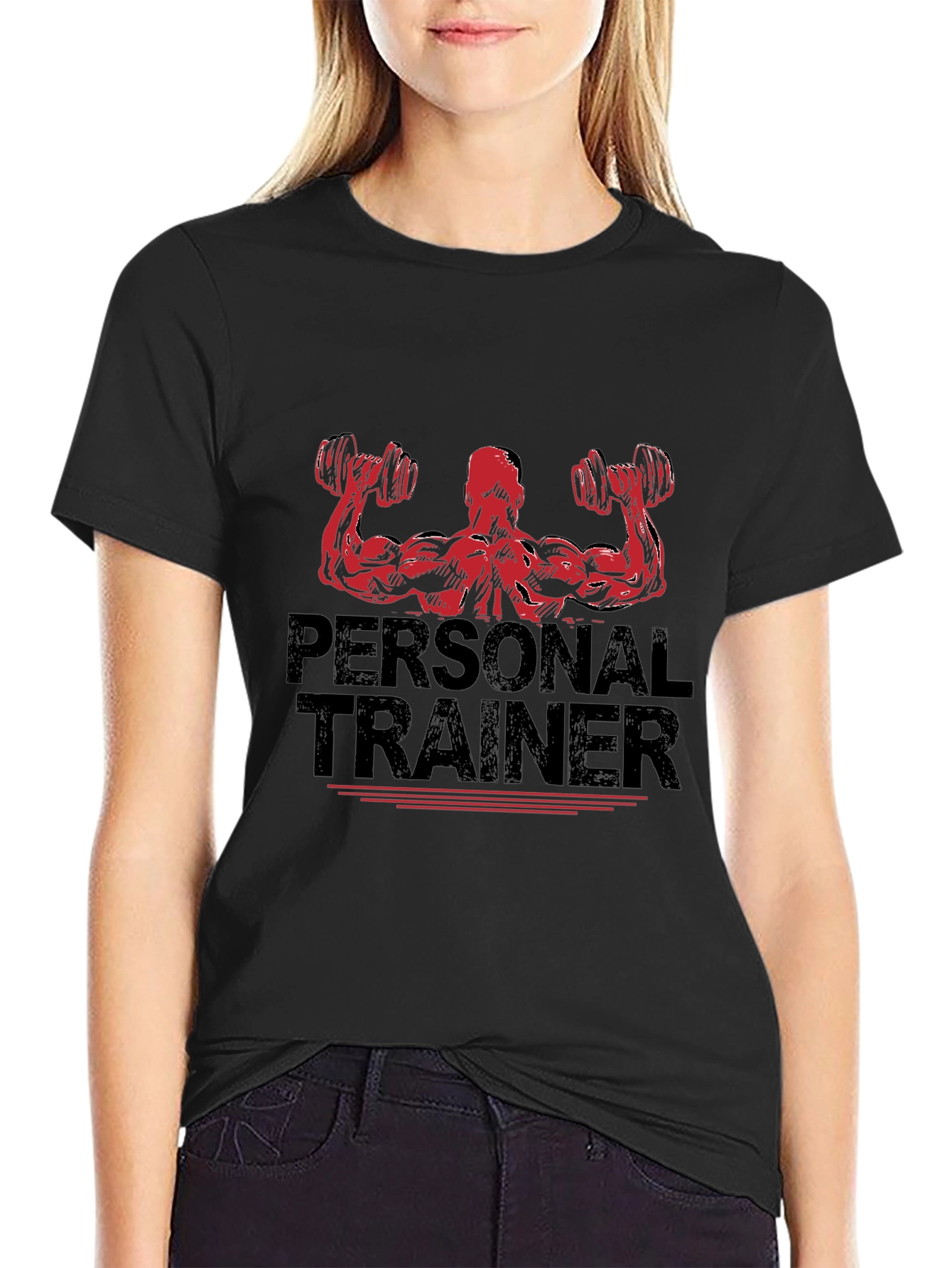 Personal Trainer Graphic Black T-Shirt