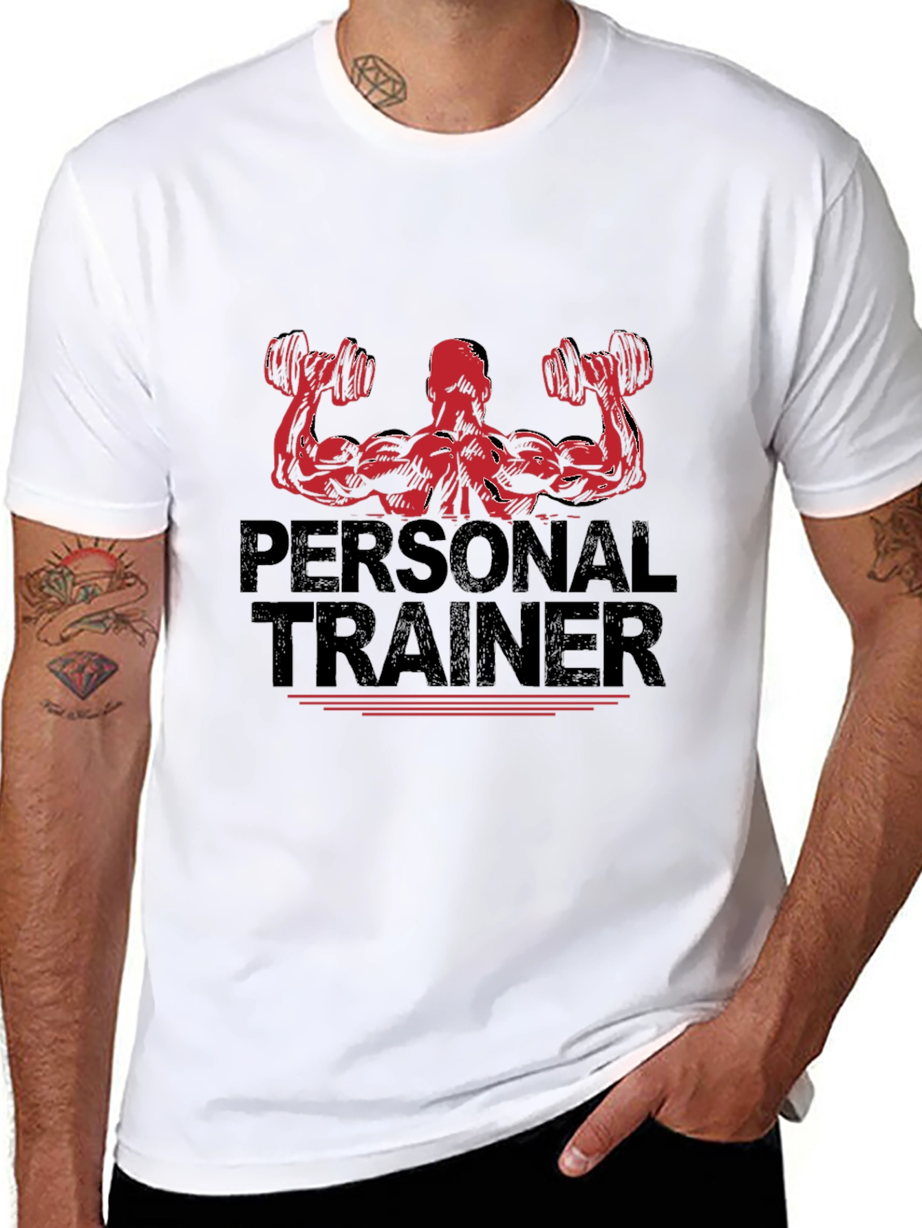 Personal Trainer Graphic Black T-Shirt