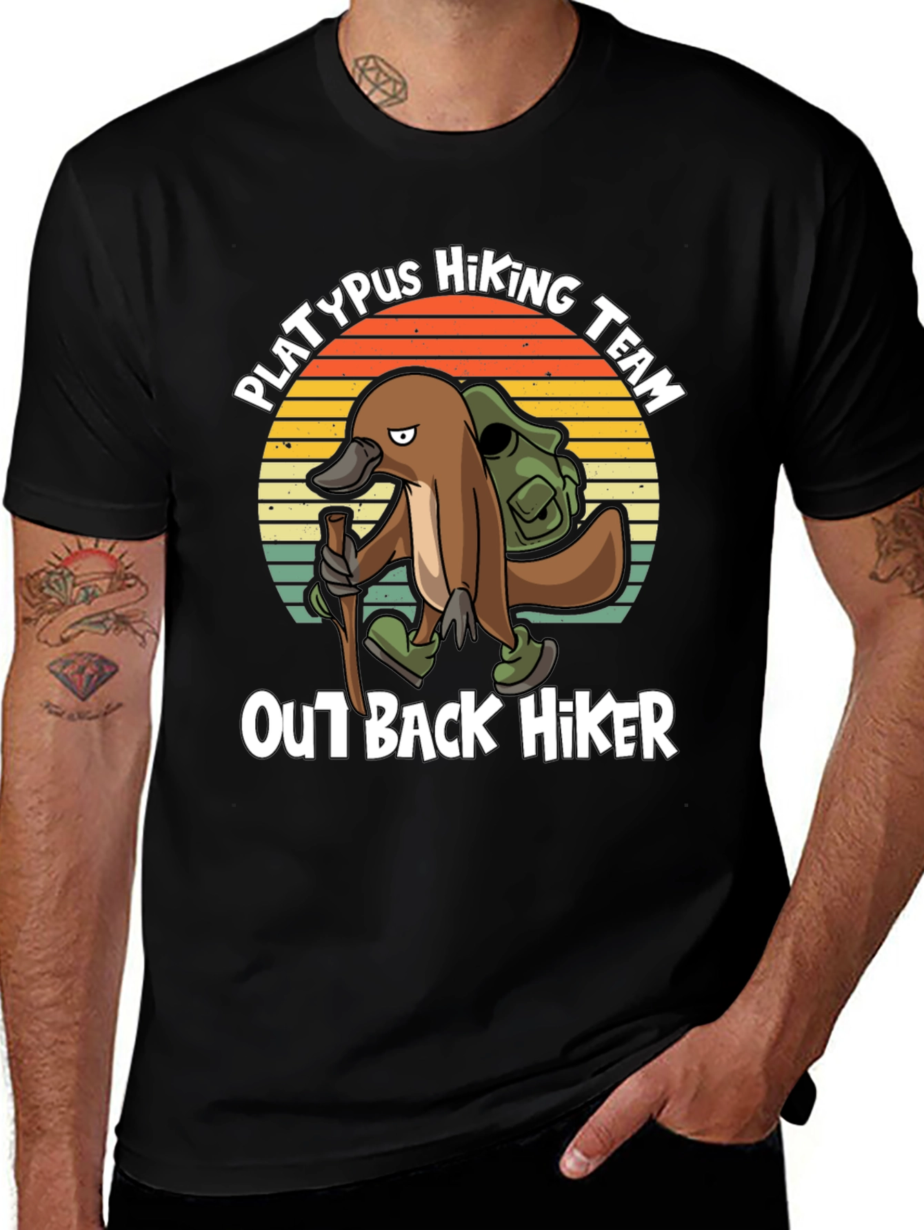 Platypus Hiking Team Outback Hiker Graphic Tee