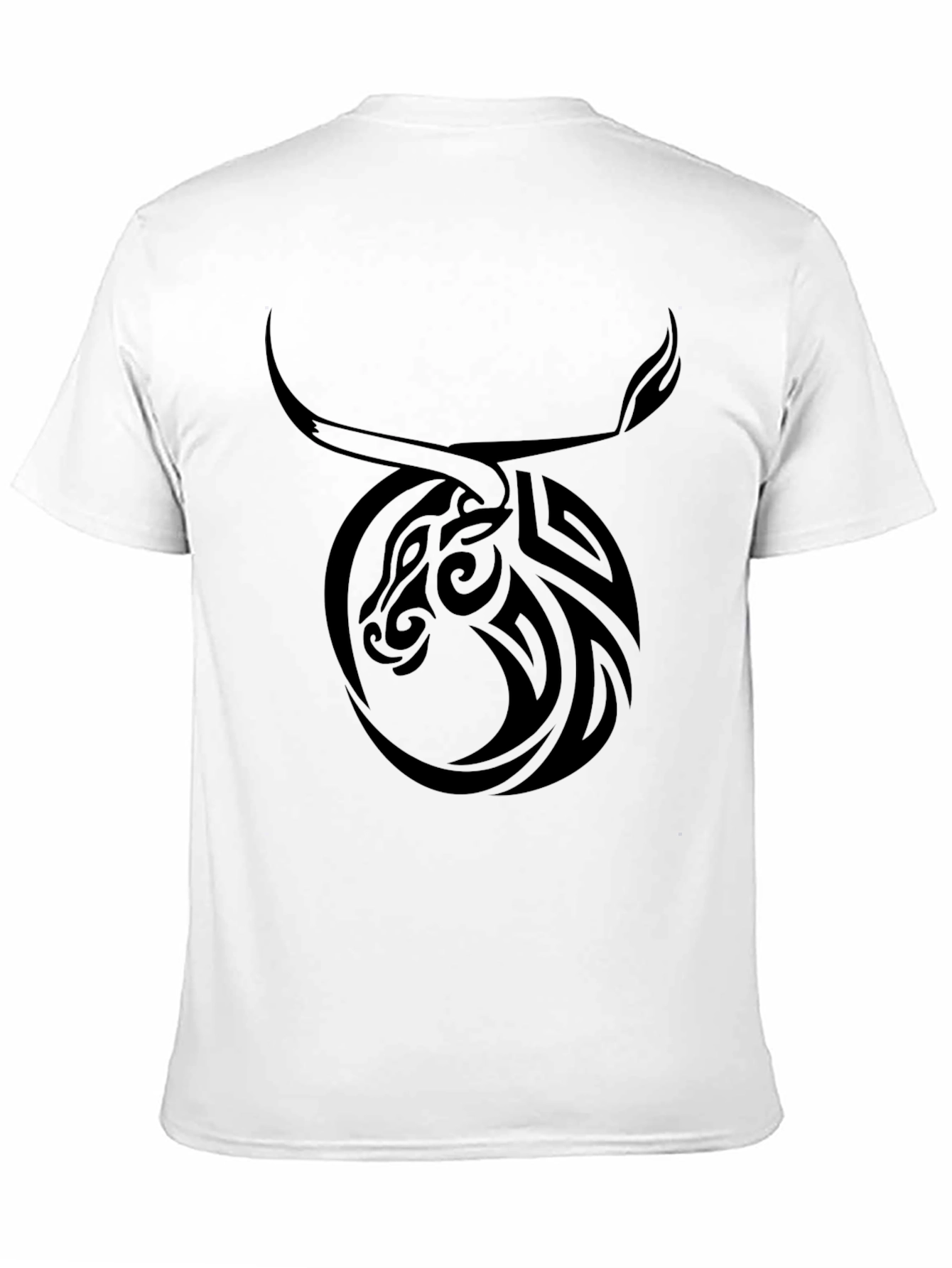 Tribal Taurus Graphic Tee - Black