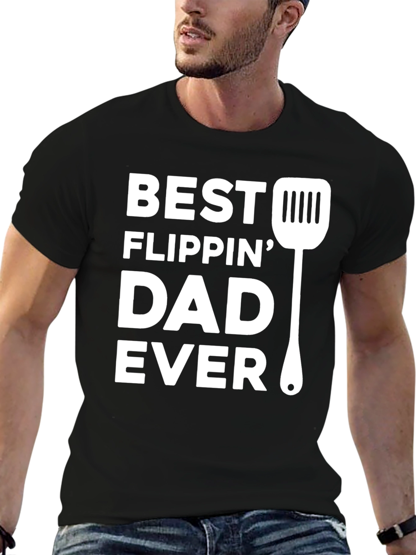 Best Flippin Dad Ever T-Shirt - Fathers Day Grilling