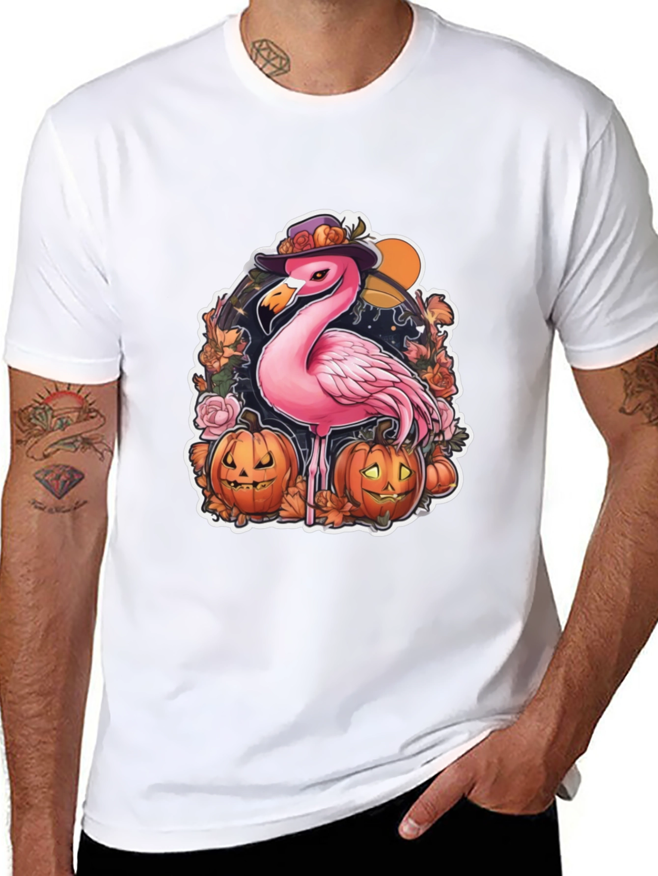 Halloween Flamingo T-Shirt