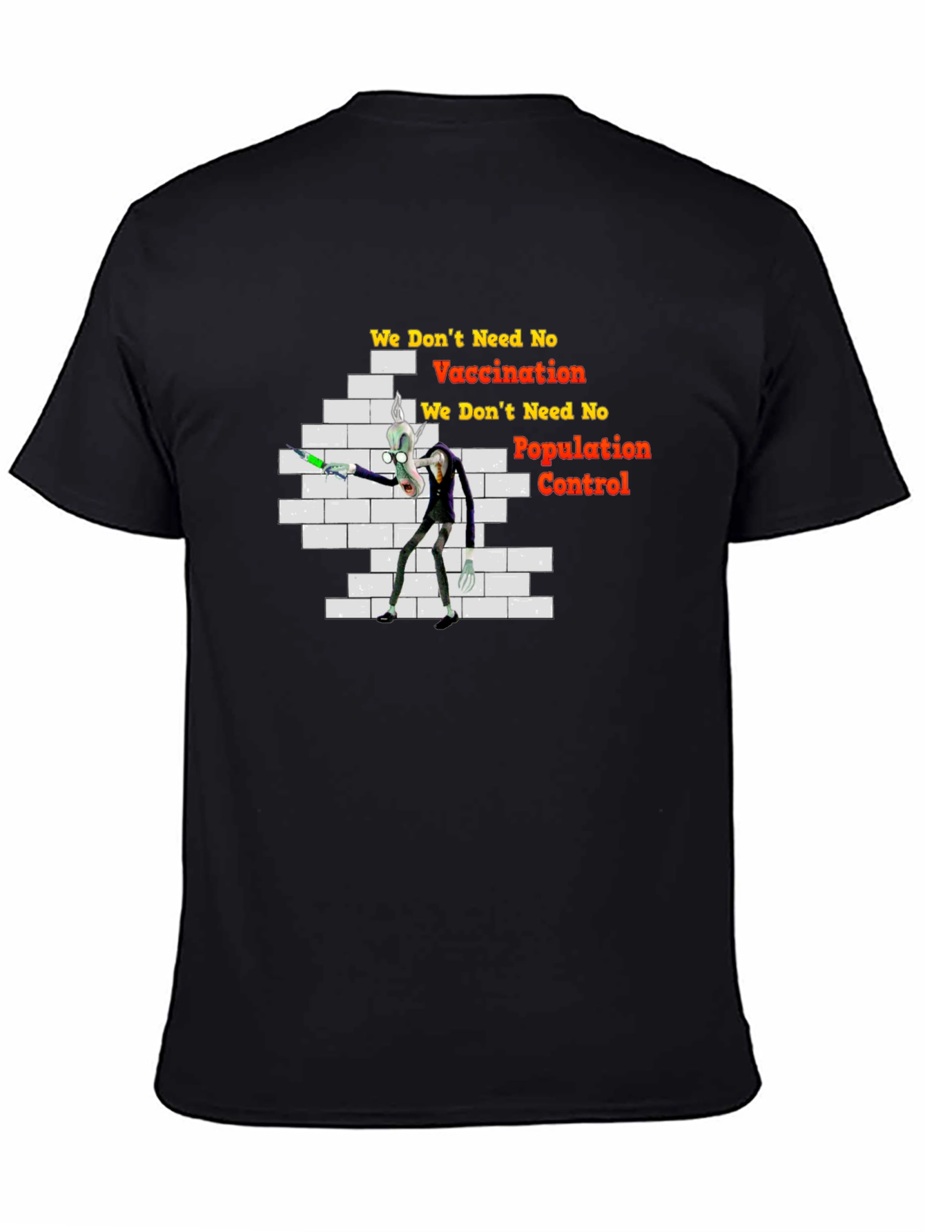 Anti-Vaccination Cartoon T-Shirt