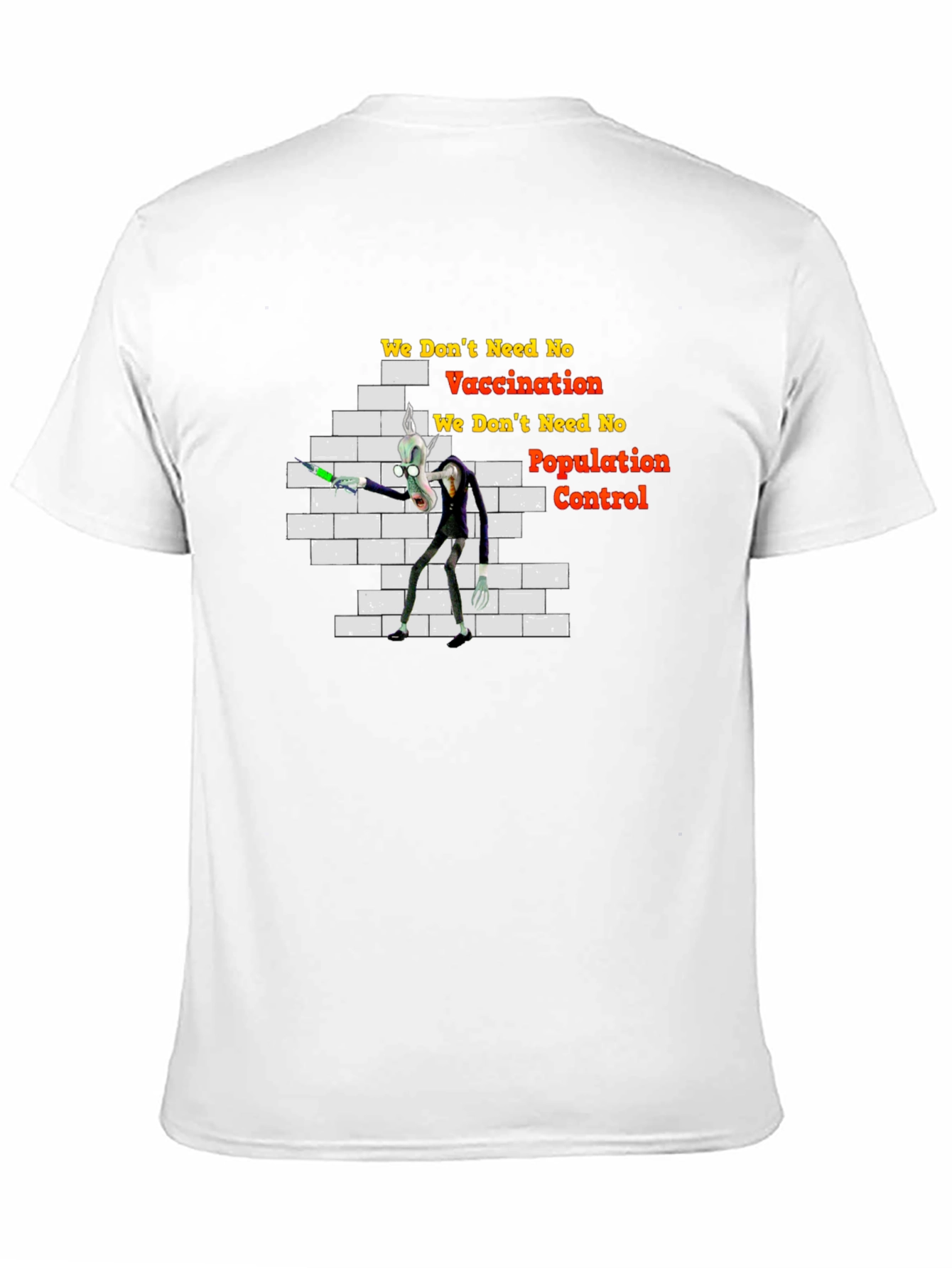 Anti-Vaccination Cartoon T-Shirt
